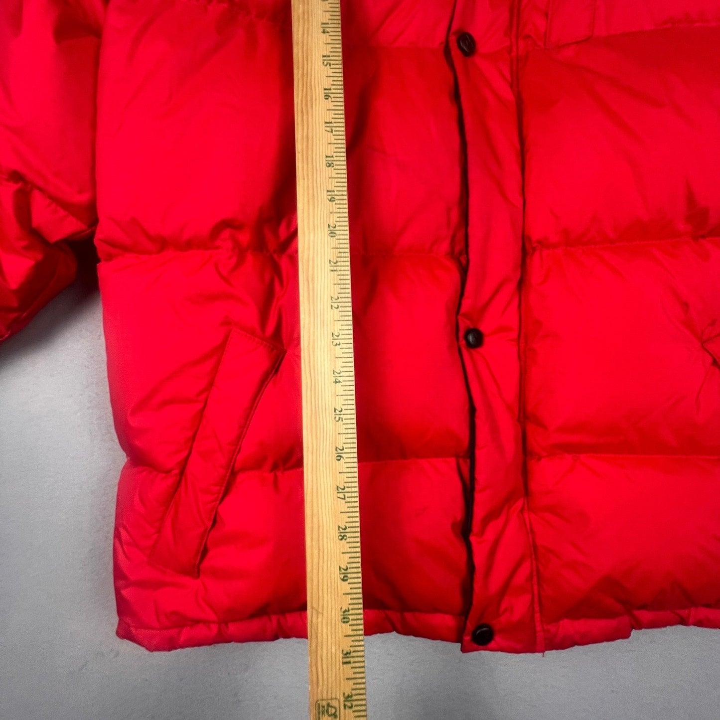 Serac Puffer Jacket Mens XL Red Down Insulated Heavy Winter Coat Gorpcore VTG