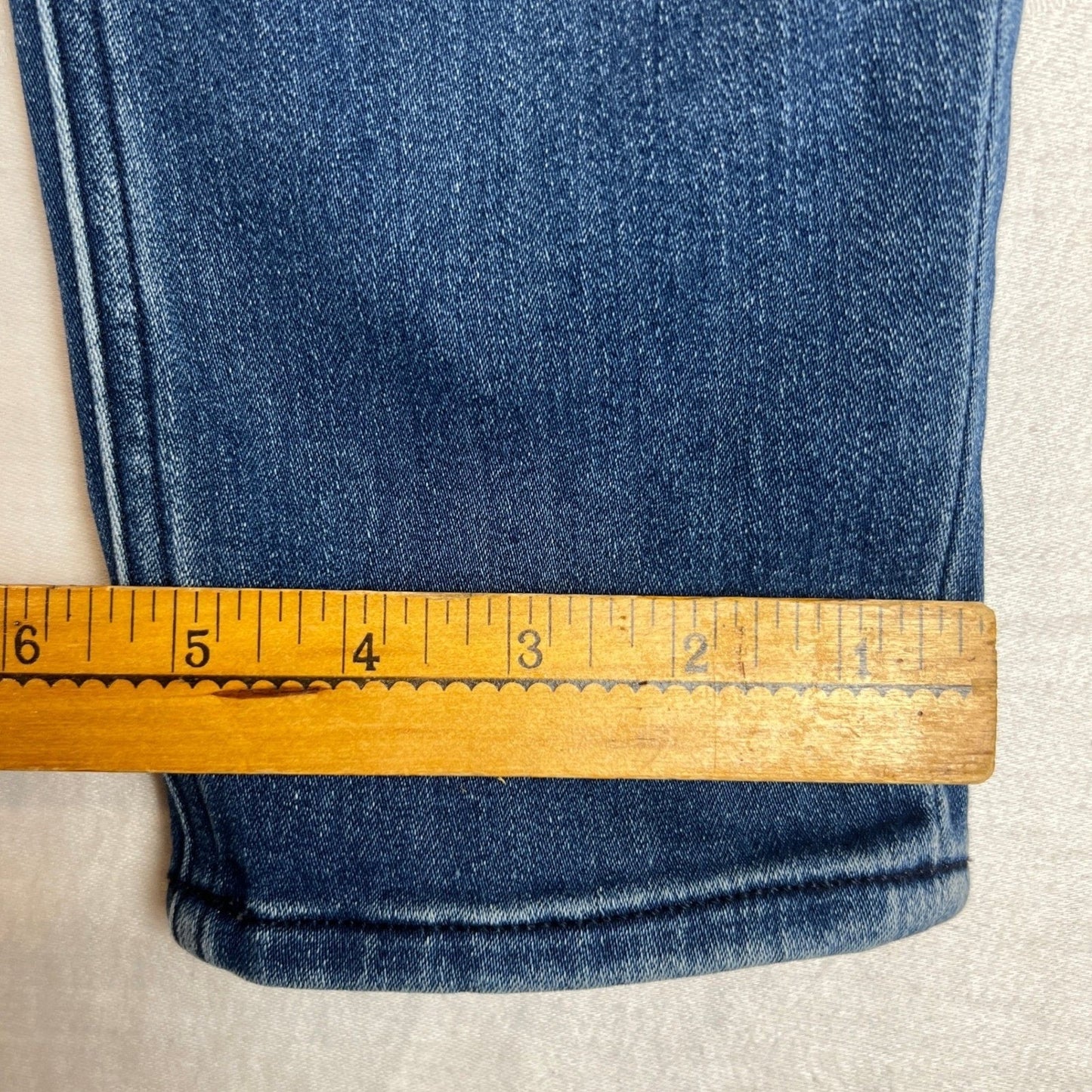 Express High Rise Jeans Womens 2R Ankle Legging Button Fly Medium Wash Stretch