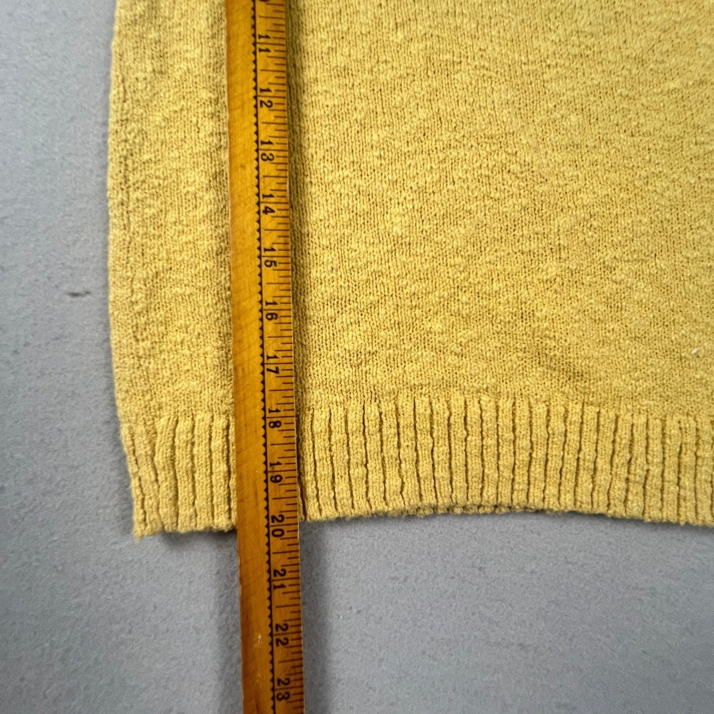 J.Crew Sweater Vest Womens XS Yellow Ruffle Trim High Neck Preppy Chic Classy