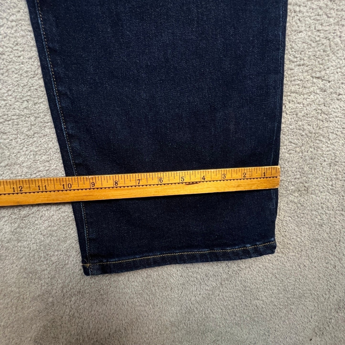 Risen Jeans Women's Size 7 High Rise Wide Leg Dark Wash Denim Jeans 28" Waist