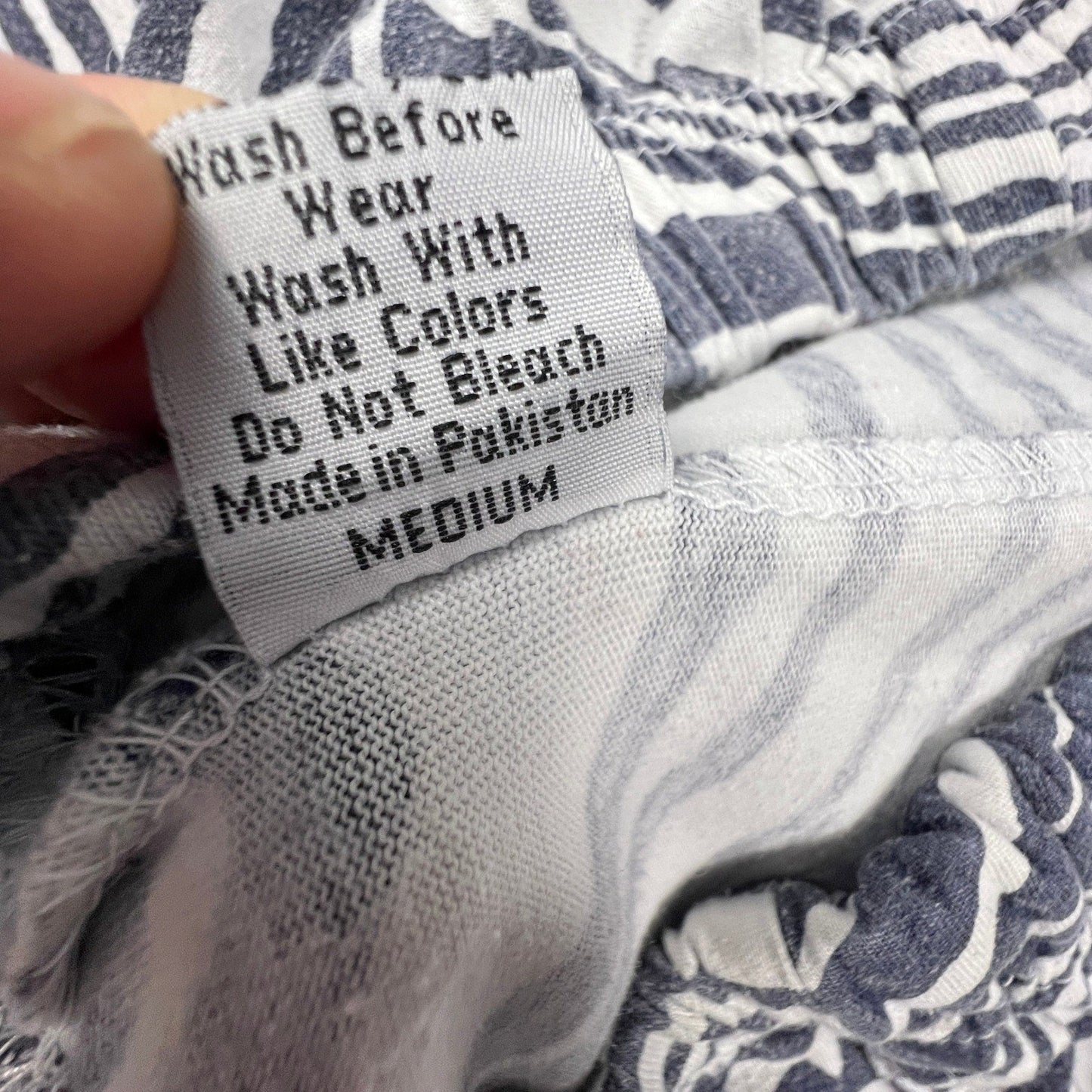Zubaz Zebra Print Pants Mens Medium Black White Tapered Retro Loungewear Joggers