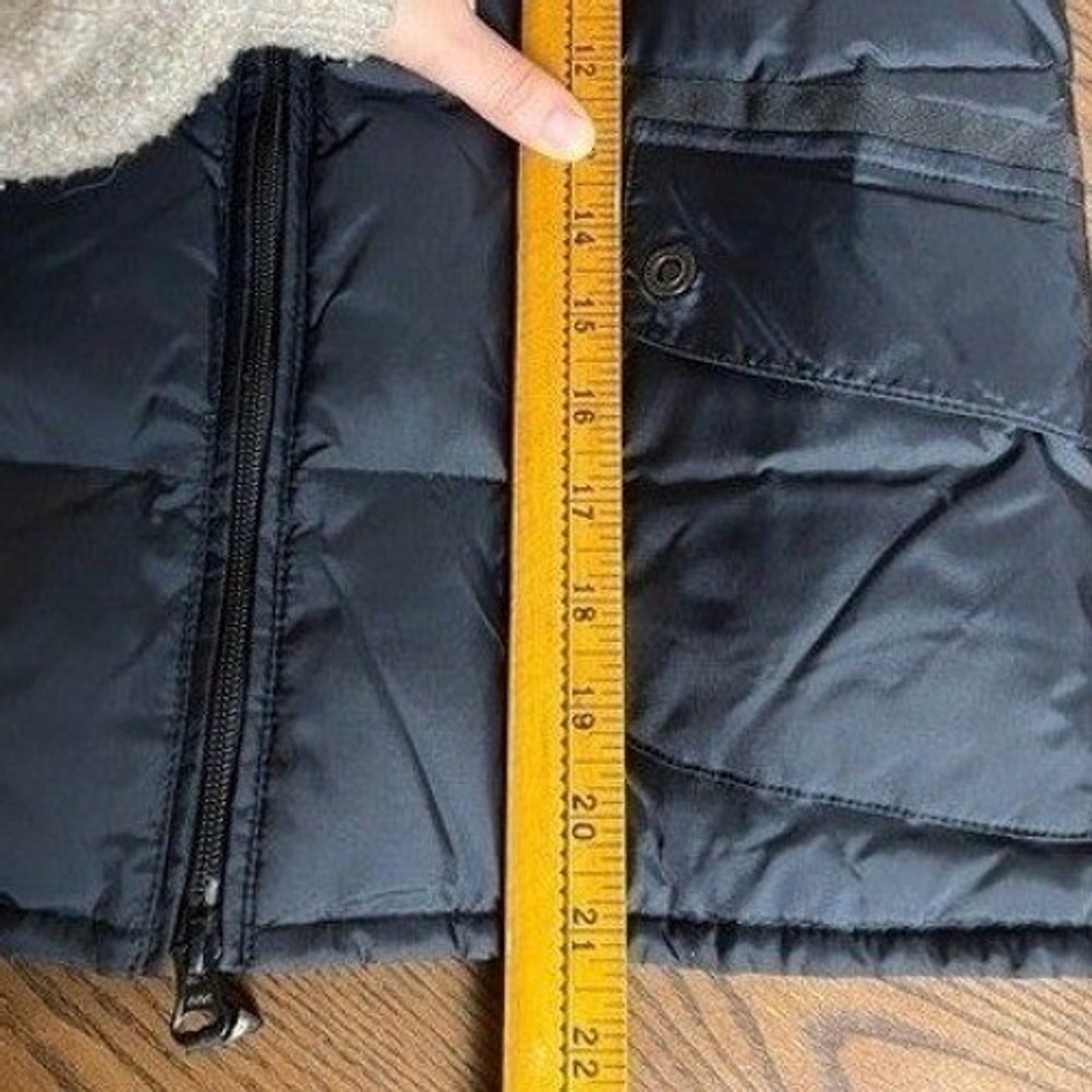 Timberland Vest Women's Large Black Quilted Puffer Streetwear Gorpcore Utility