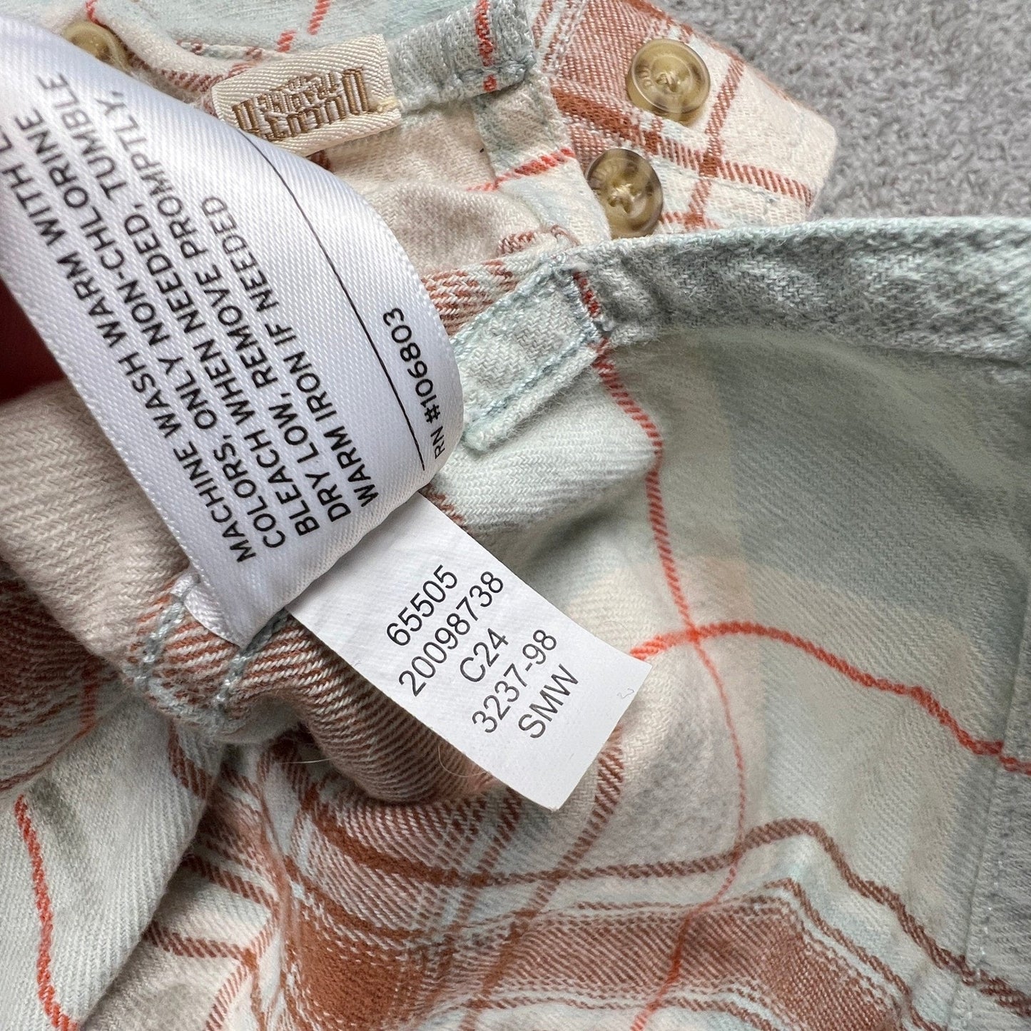 Duluth Trading Co Flannel Shirt Womens XL Lumberjack Grunge Free Swingin Outdoor