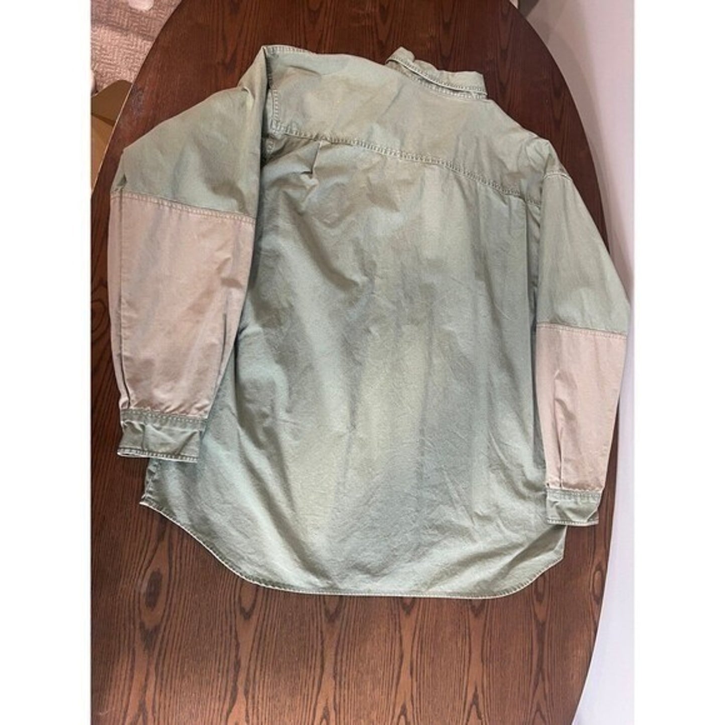 Columbia Hunting Shirt Mens XXL Olive Quilted Shoulder Outdoor Workwear Utility