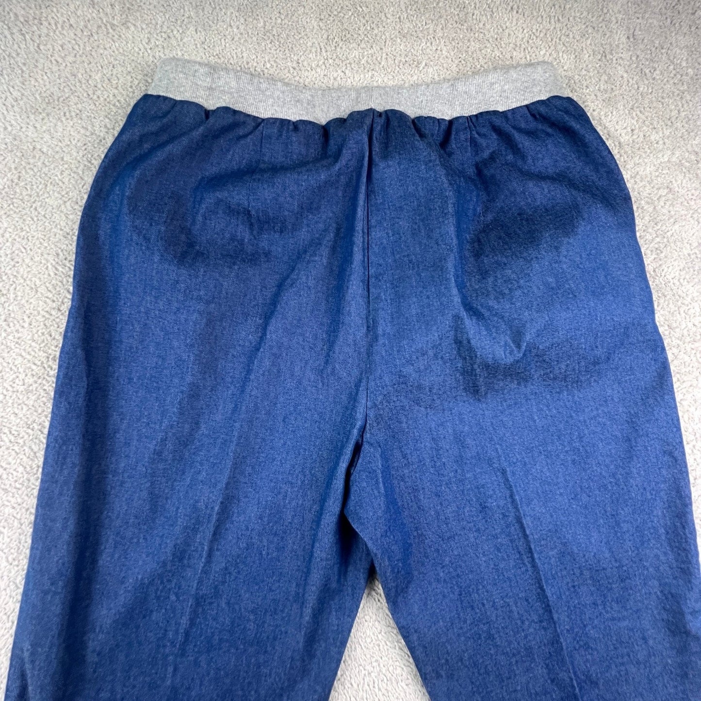 VTG Blast Denim Tracksuit Straight Leg Unisex Blue Retro Casual Loungewear Stret