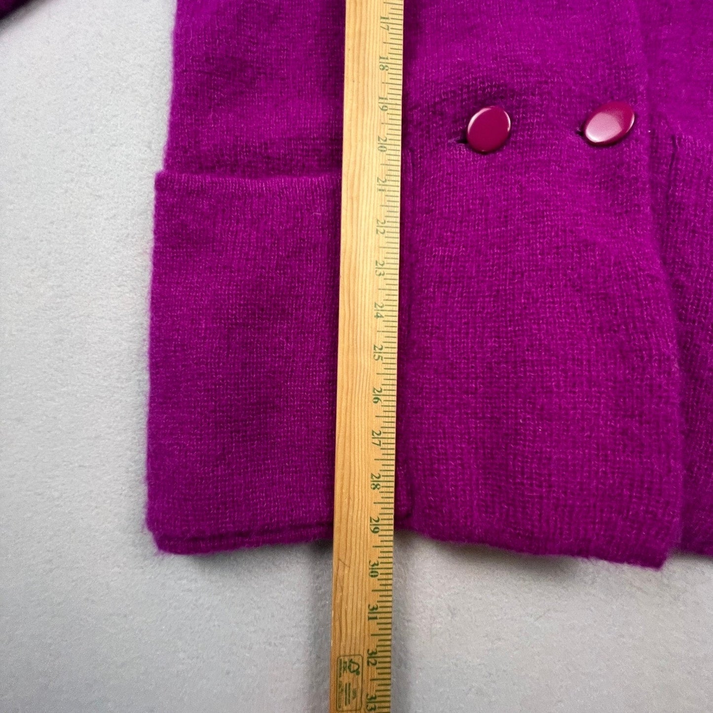 VTG P.G.E. Mohair Wool Cardigan Sweater Womens Medium Fuzzy Coat Classy 90s