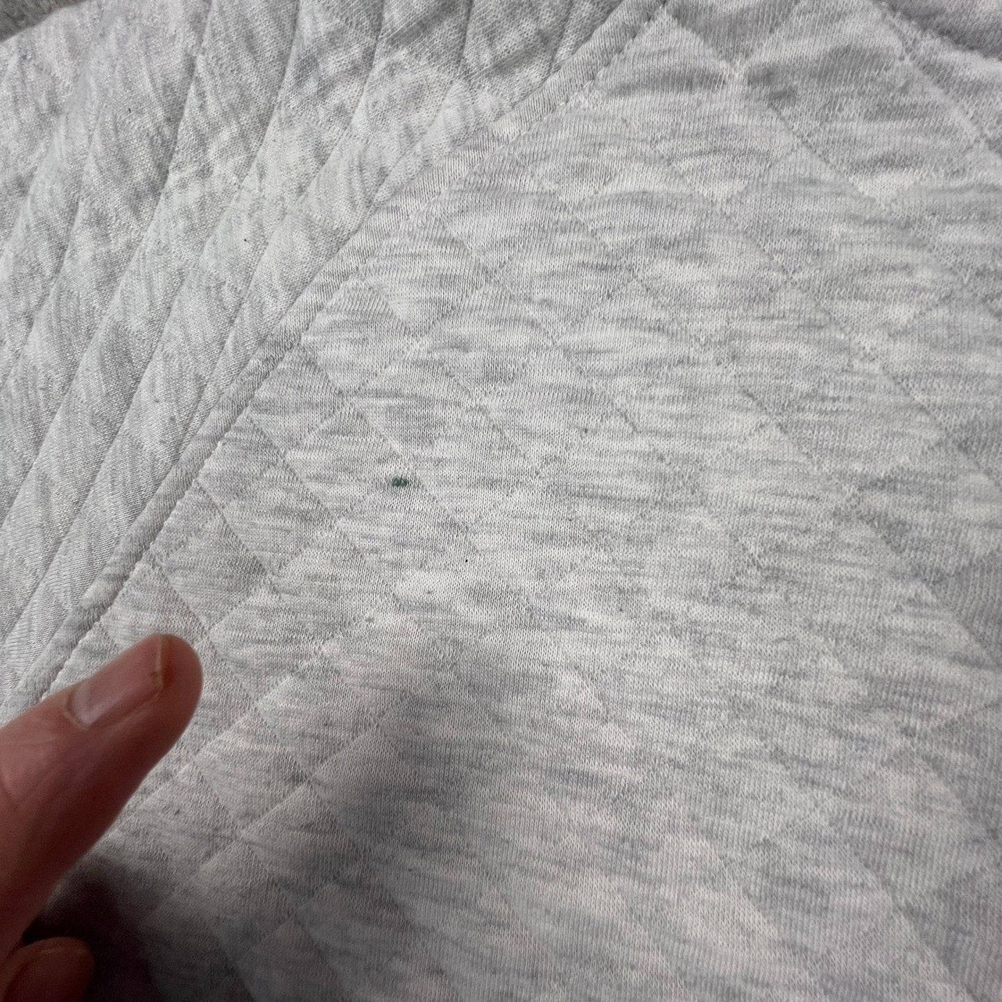 Blue 84 Quilted Pullover Mens Small Grey Minnesota True North Snap Sweatshirt