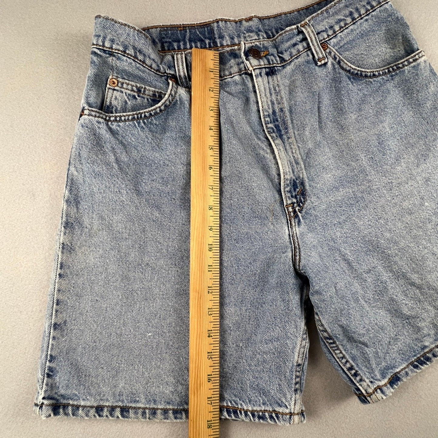Levi's 951 Denim Shorts Womens 14 Relaxed Orange Tab Vintage 90s Mom Streetwear