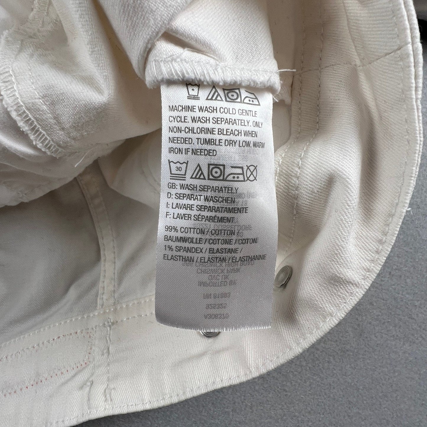 Isaac Mizrahi Live Denim Jacket Womens 16 White Embroidered Fringe Boho Festival