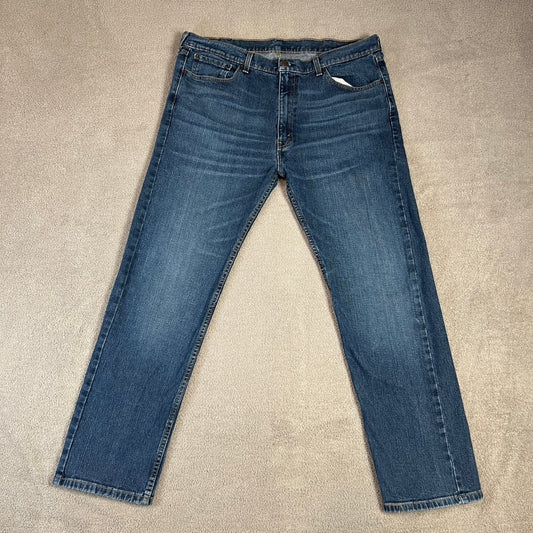 Levi's 505 Jeans Men's W40 L32 Blue Wash Denim Straight Leg Levi Strauss Y2K