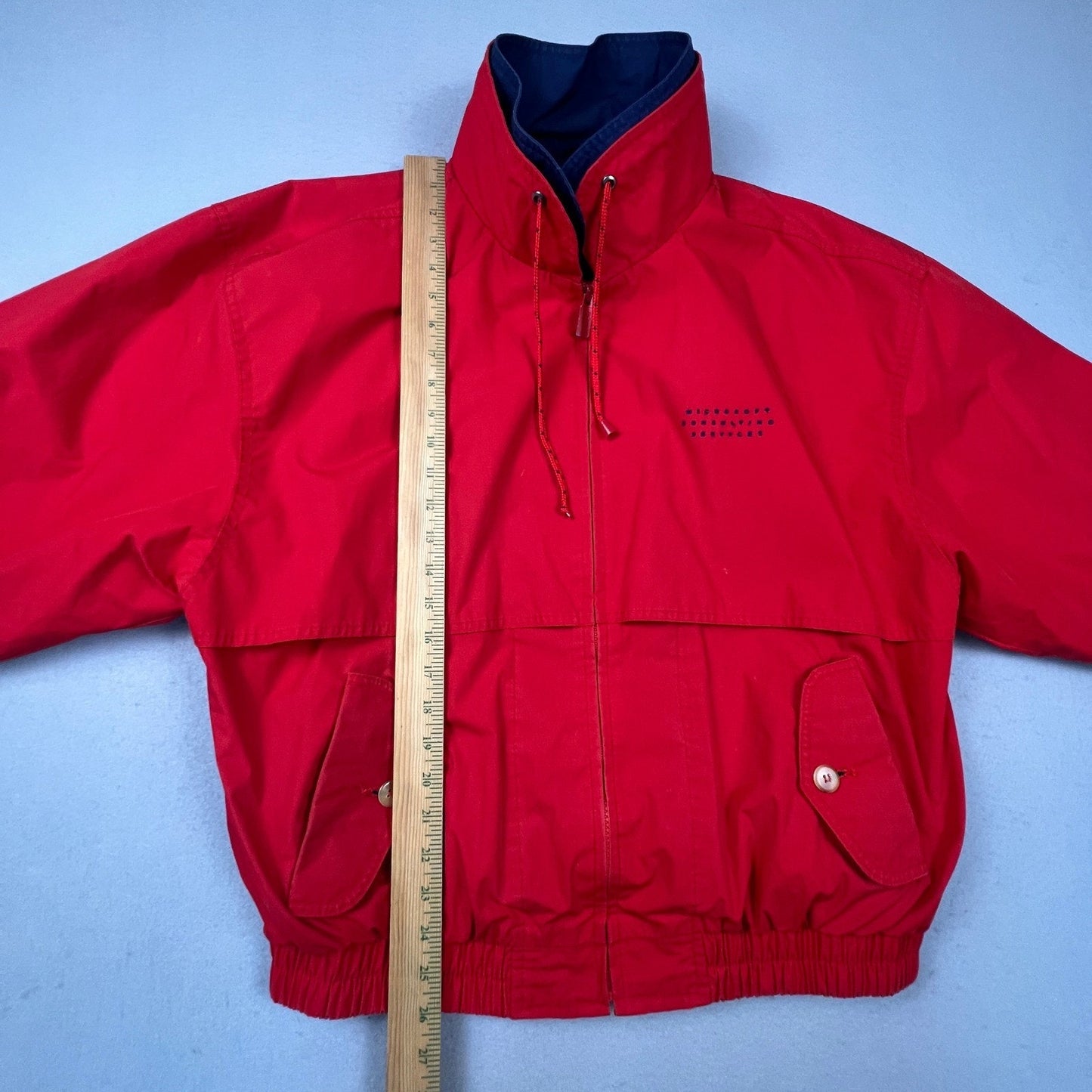 VTG 90s Gear For Sports Windbreaker Jacket Mens Large Red Microsoft Consulting