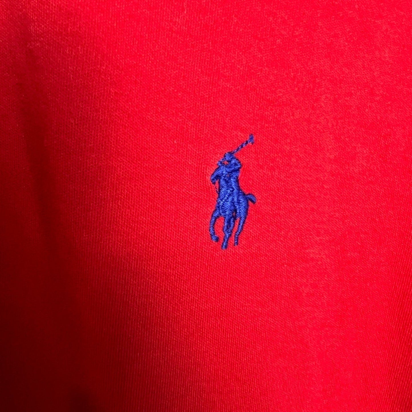 Polo Ralph Lauren Polo Shirt Mens Large Red Classic Fit Embroidered Pony Horse