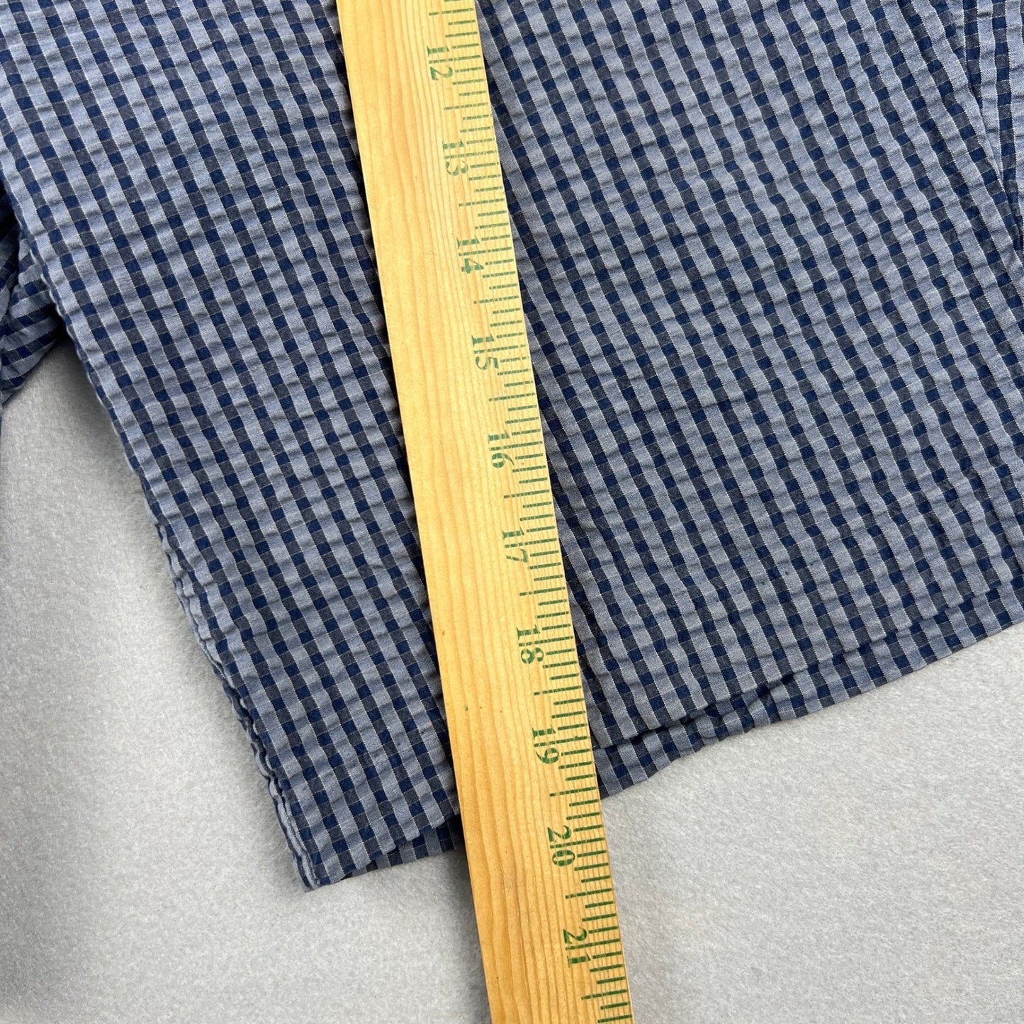 Banana Republic Aiden Shorts Mens 31 Gingham Seersucker Cotton Preppy Summer