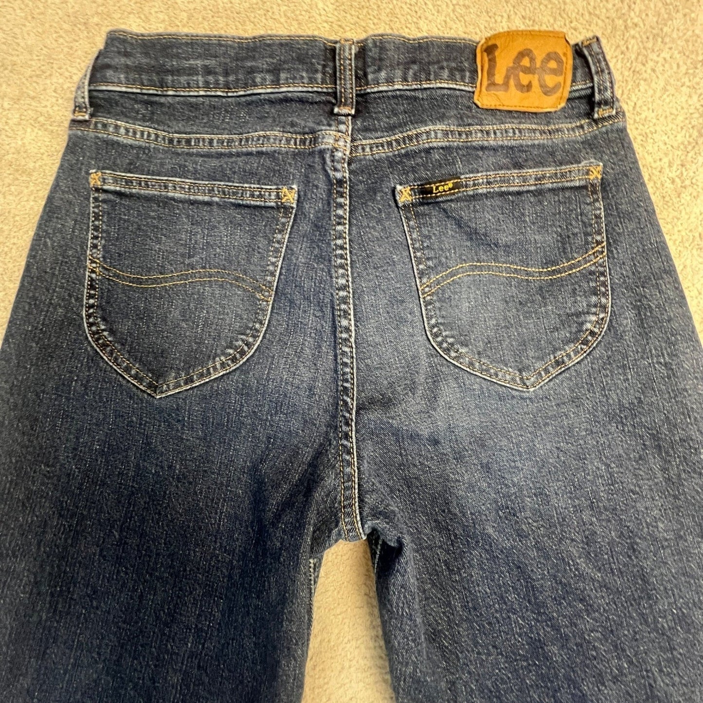 LeeJeans Flare Leg Women's Size 10 Dark Wash High Rise Denim Short