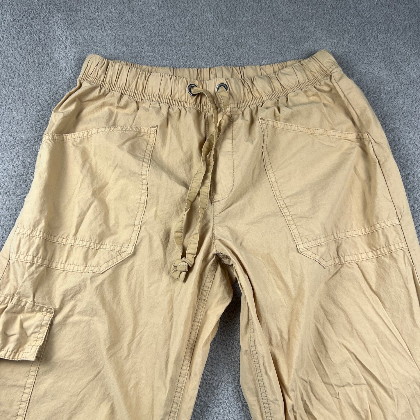 Aerie Cargo Pants Womens Medium Gorpcore Utility Workwear Khaki Minimalist