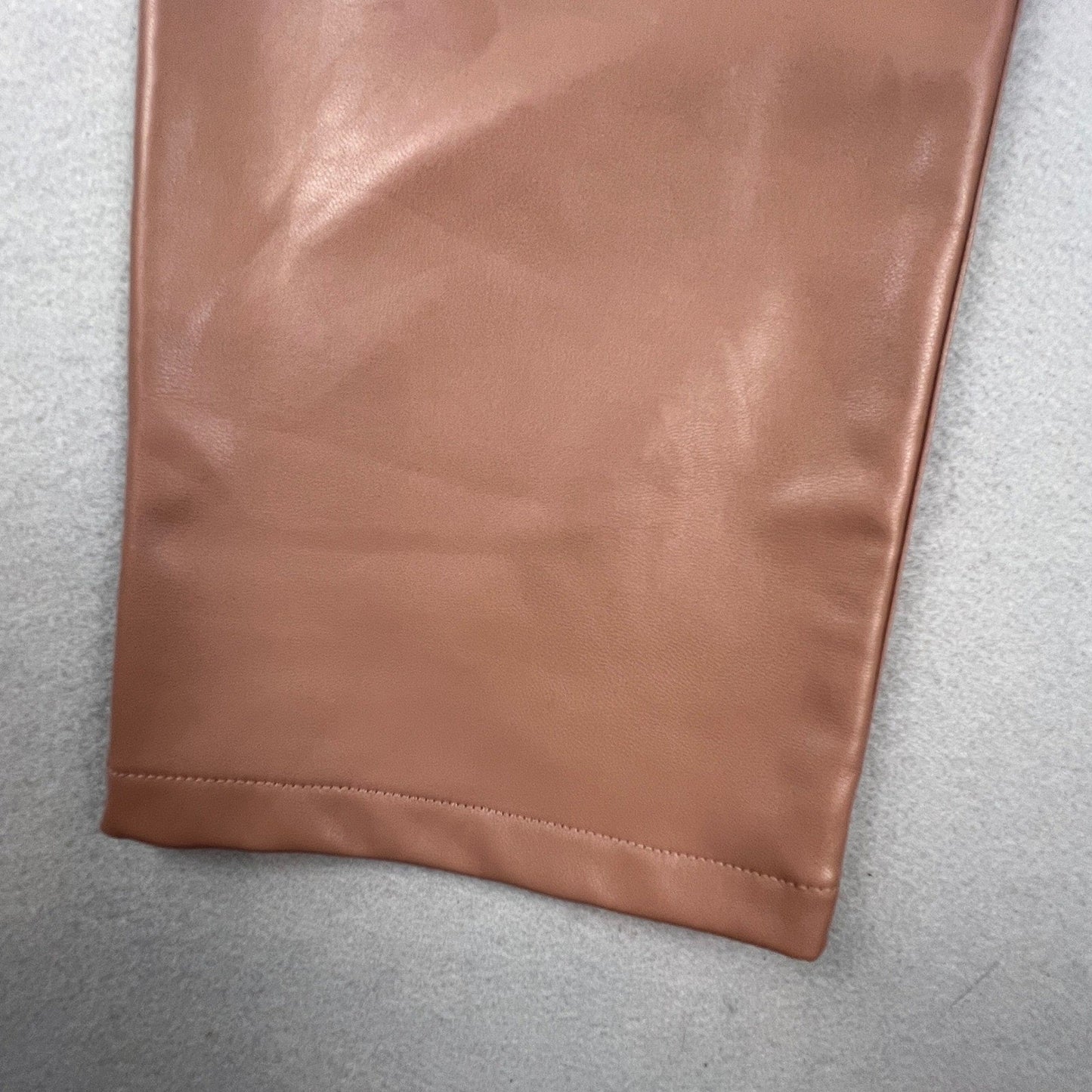 Abercrombie & Fitch Faux Leather Pants Womens 27/4 Pink 90s Straight High Rise