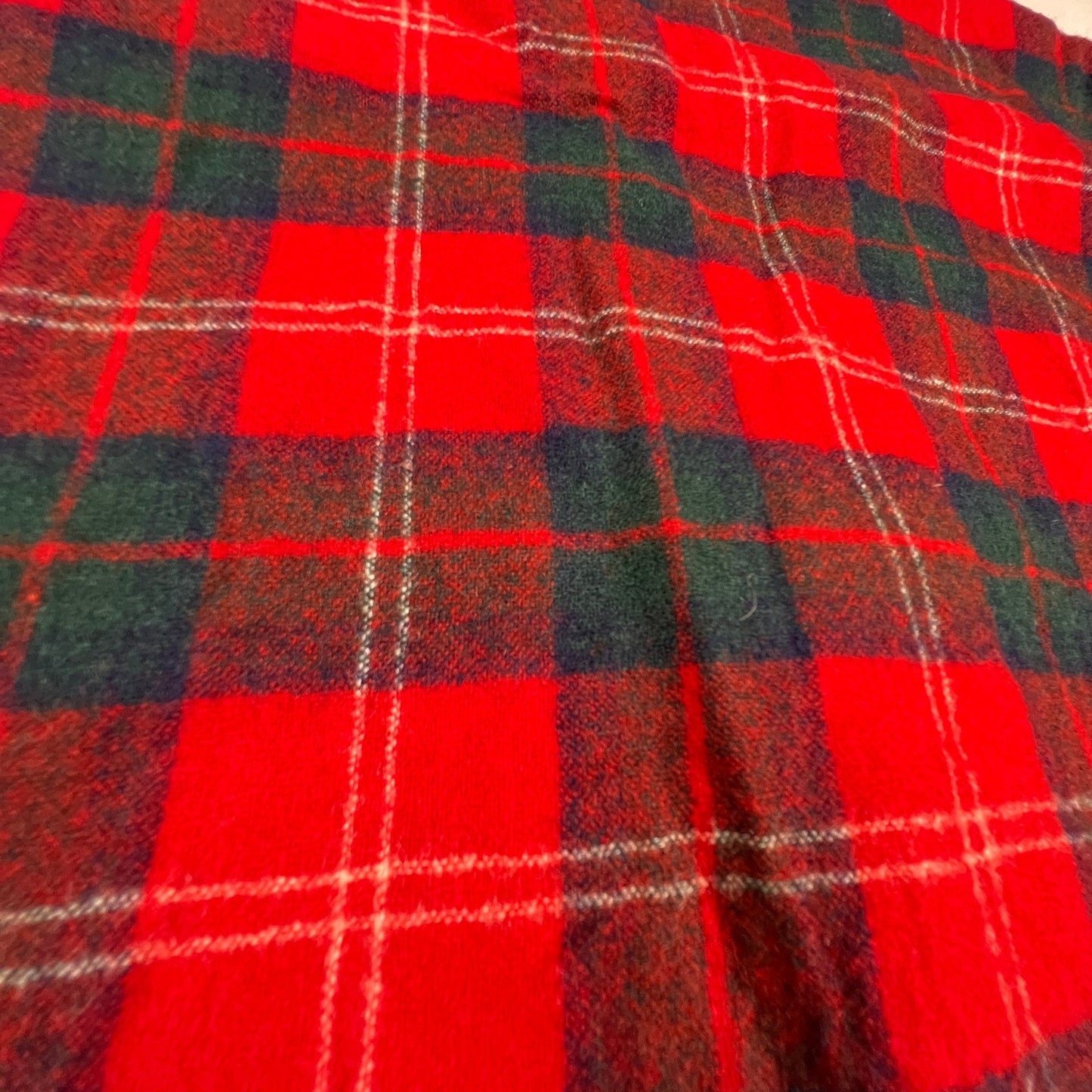 Pendleton Wool Blazer Jacket Mens Large Red Plaid Virgin Wool Vintage Outdoor