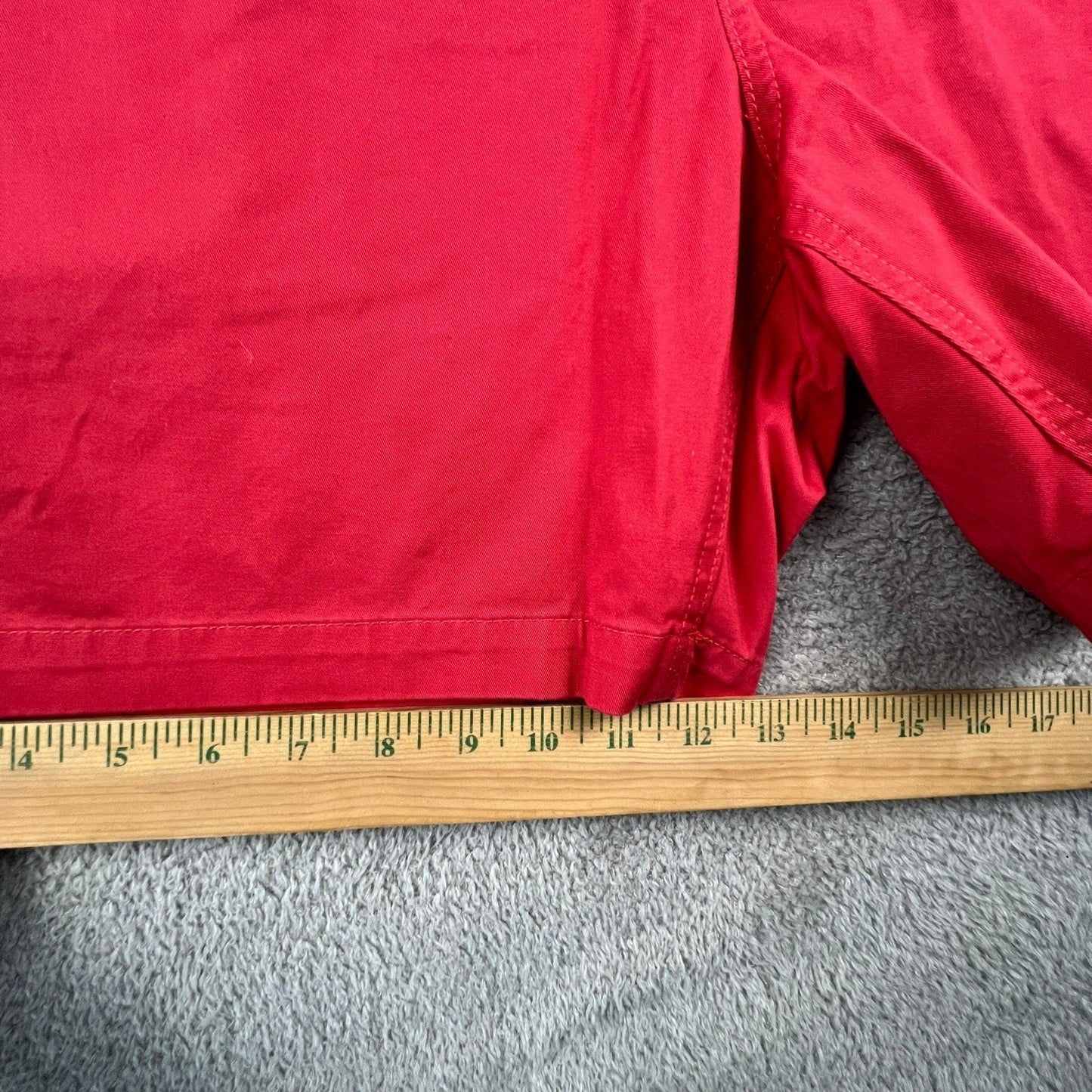 Polo Ralph Lauren Shorts Mens XXL Red Stretch Classic Fit Elastic Waist Chino