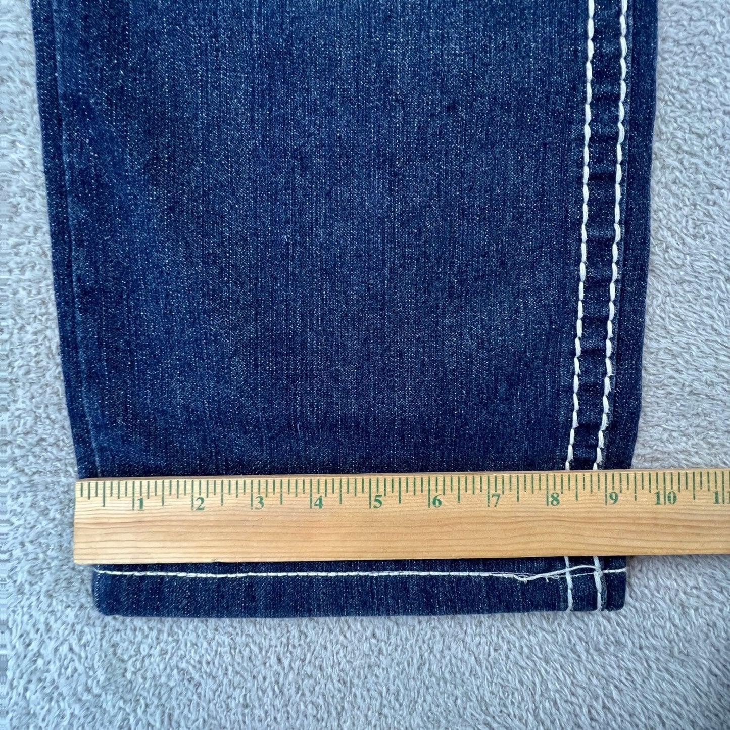 True Religion Joey Super T Jeans Mens 40 Blue Contrast Stitch Made in USA Y2K