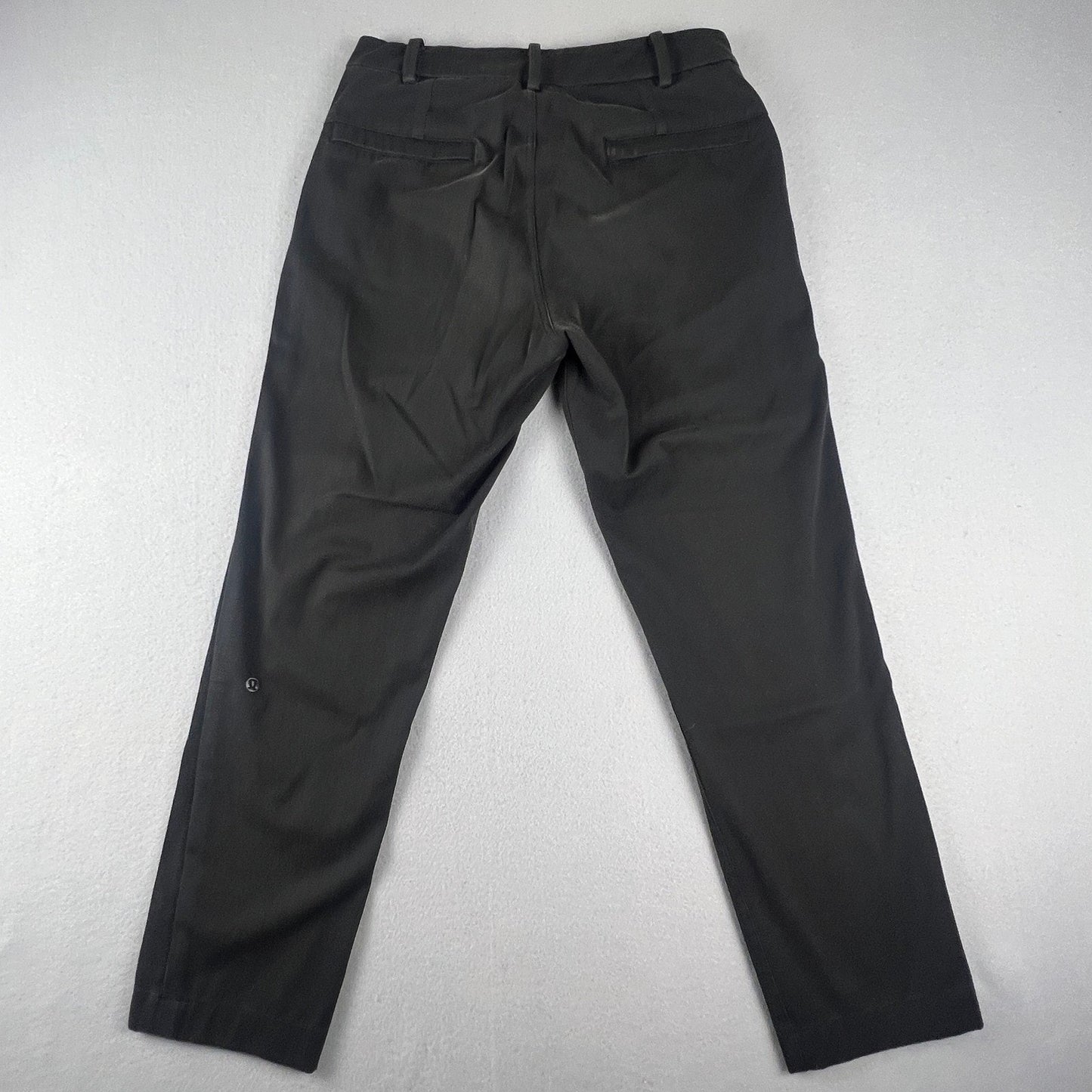 Lululemon Commission Slim-Fit Pant Mens 30 Black Technical Chino Casual Trousers