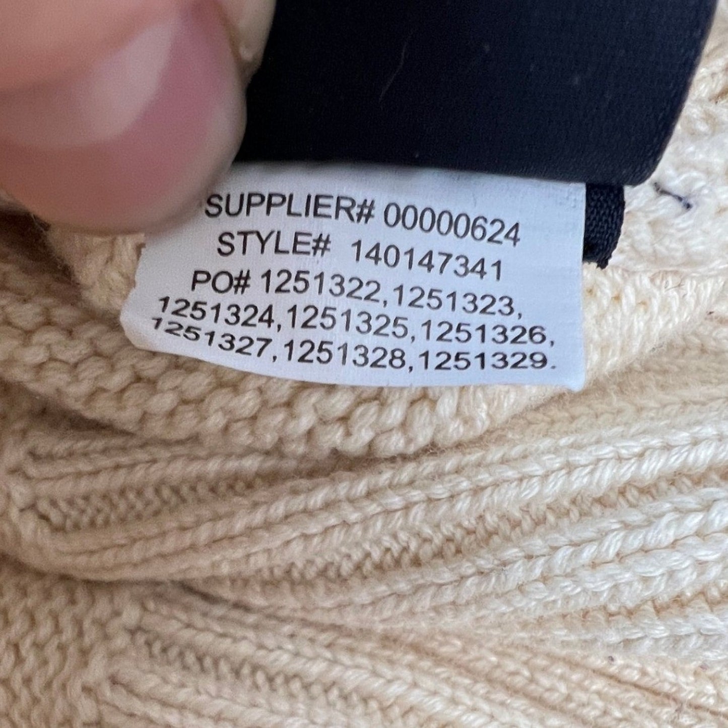 American Living Bear Fair Isle Sweater Mens Medium Cream Cotton Knit Cabin Core
