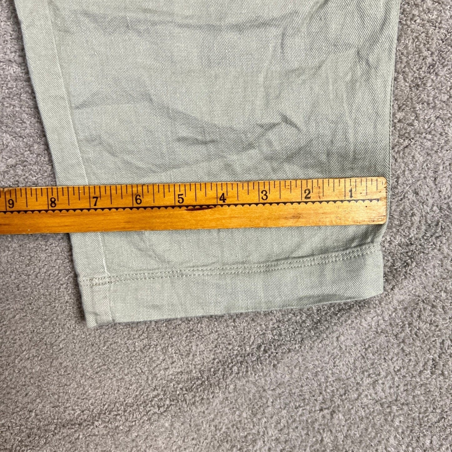 32 Degrees Cool Pants Linen Blend Women's M Light Green Drawstring Waist Wide