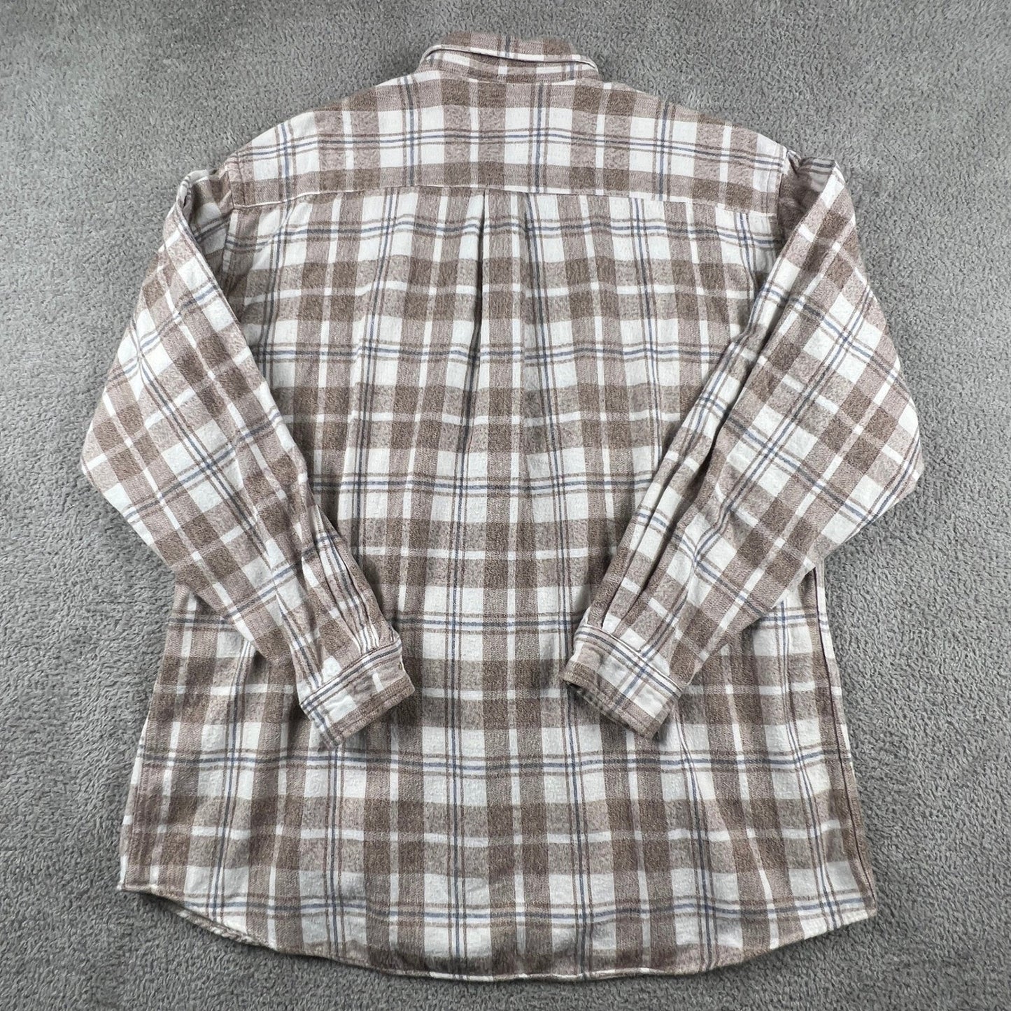VTG Northern Reflections Flannel Shirt Mens L Plaid Cotton Button Up Gorpcore