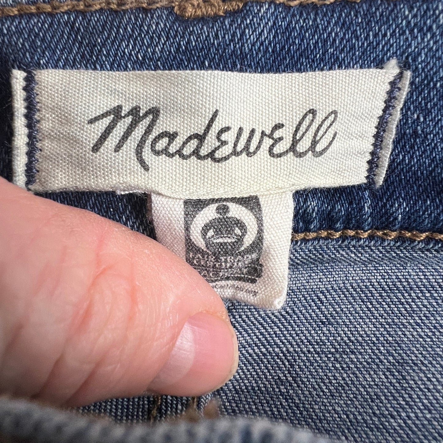 Madewell Jeans Womens 31 Blue High Rise Bootcut Denim Casual Classic Boho