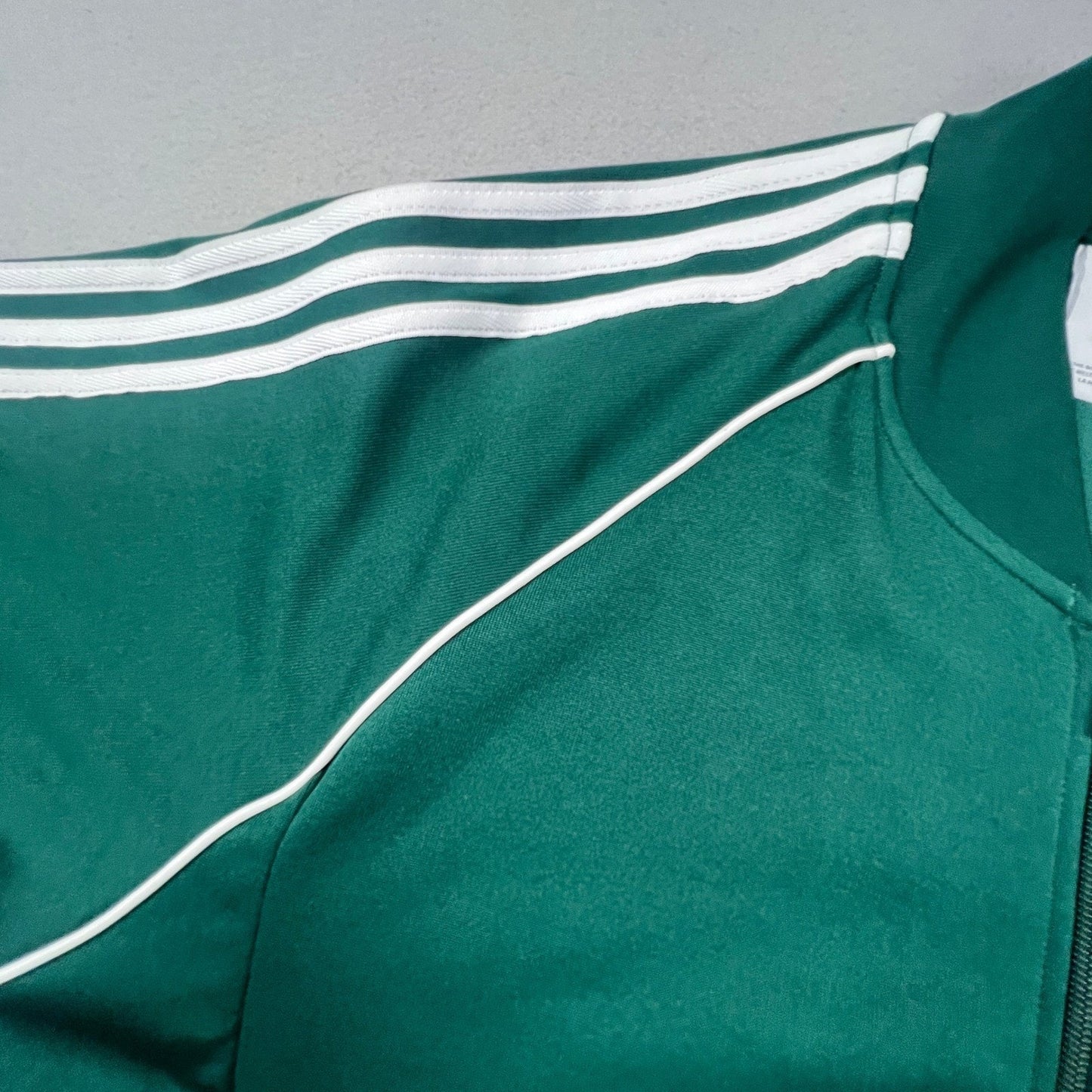 Adidas SST Track Top Mens XL Green 3-Stripe Full Zip Jacket IR9863 Originals