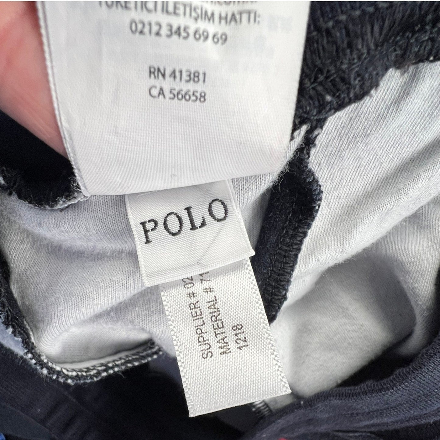 Polo Ralph Lauren Performance Mens Sweatpants M Black Red Streetwear Jogger Luxe
