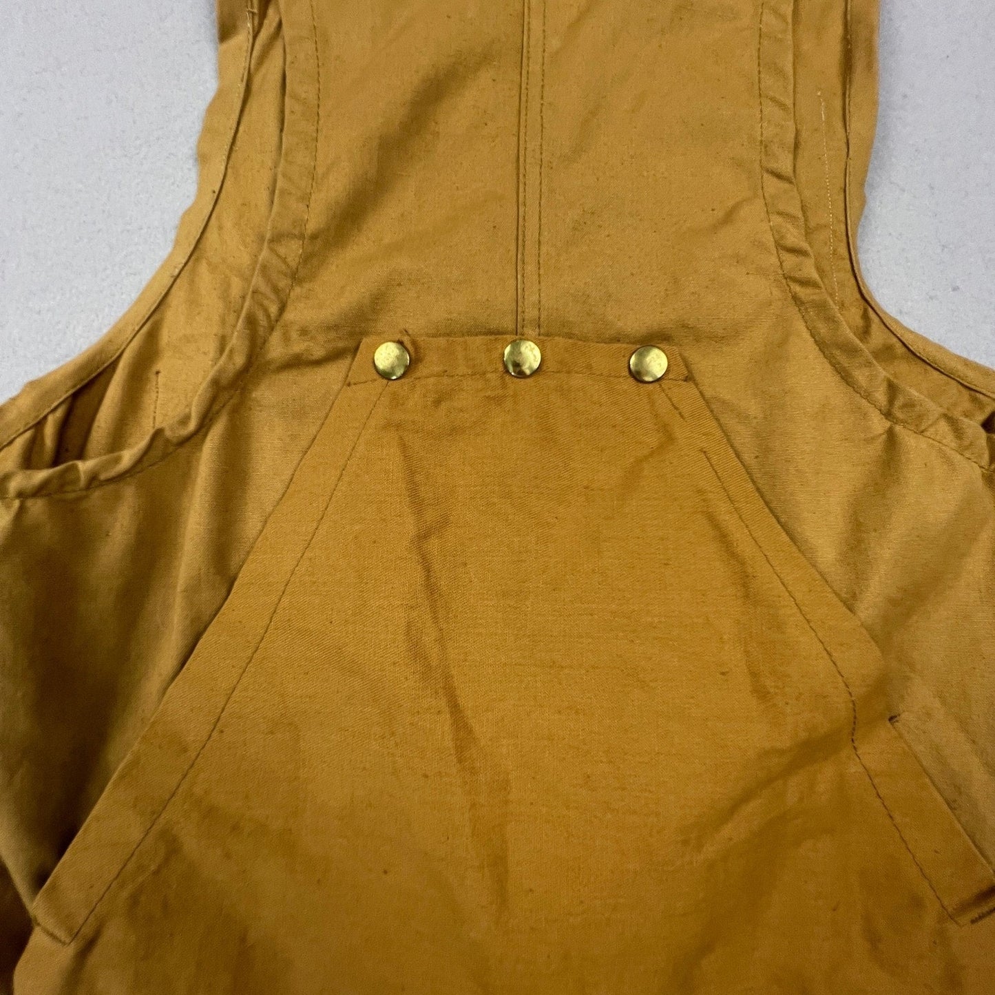Trailblazer Winchester Hunting Vest Mens L Tan Canvas Minnesota Safety Vintage