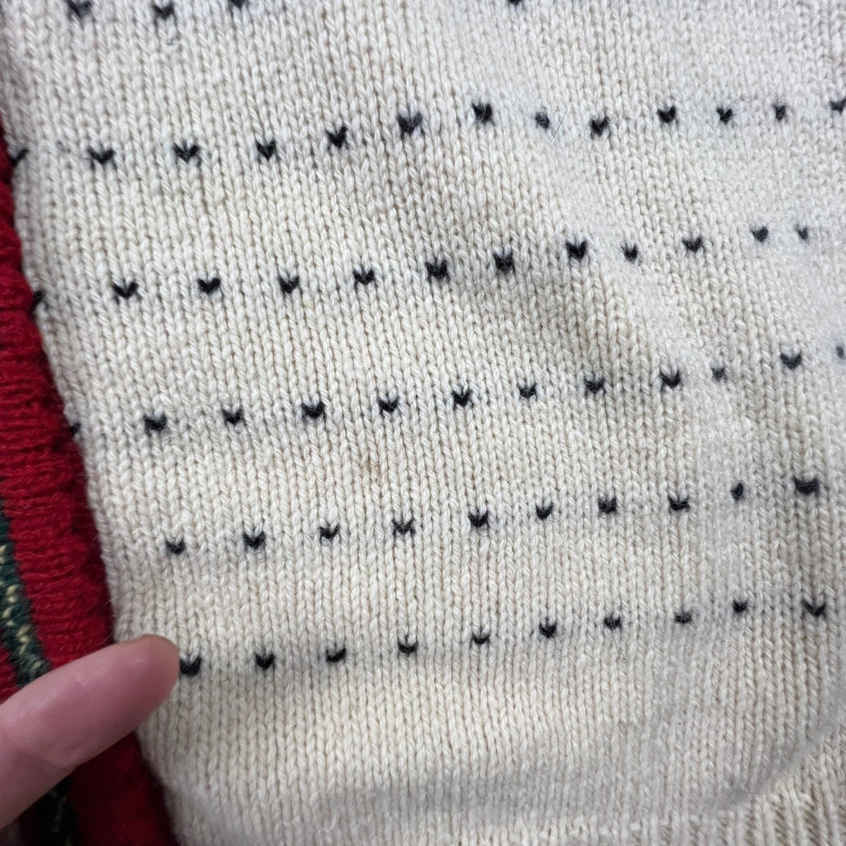 Vintage Eddie Bauer Cardigan Sweater Womens L Nordic Wool Blend Winter Snowflake