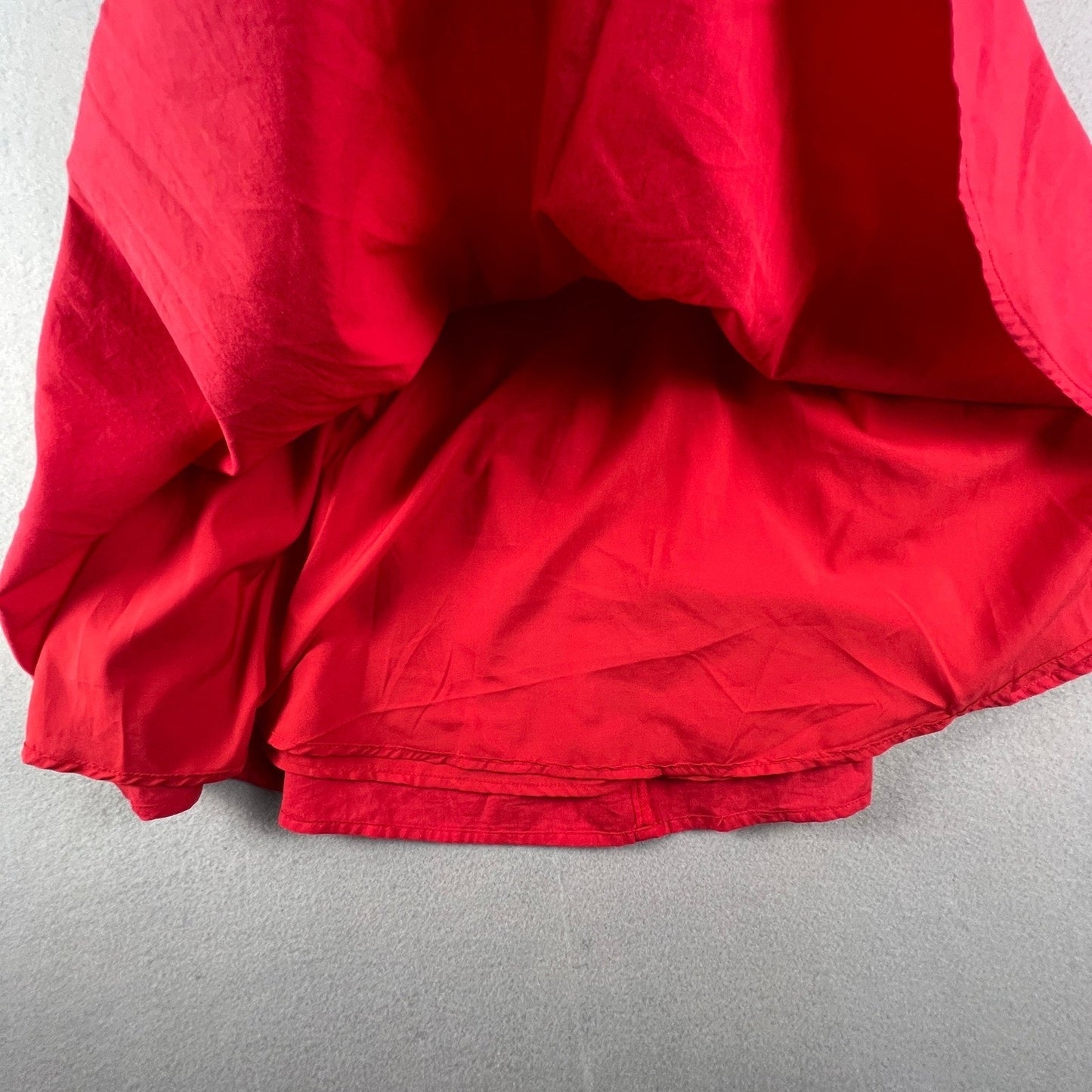 Party Flare Dress Medium Red Open Back Bow Summer Bridal Bridesmaid Cocktail