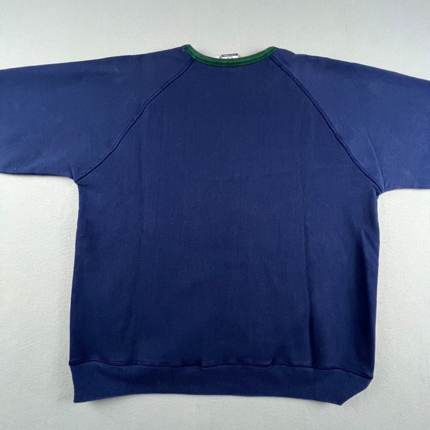 VTG Fairway Sport Sweatshirt Large Ringer Crew Neck Golf Pullover Streetwear