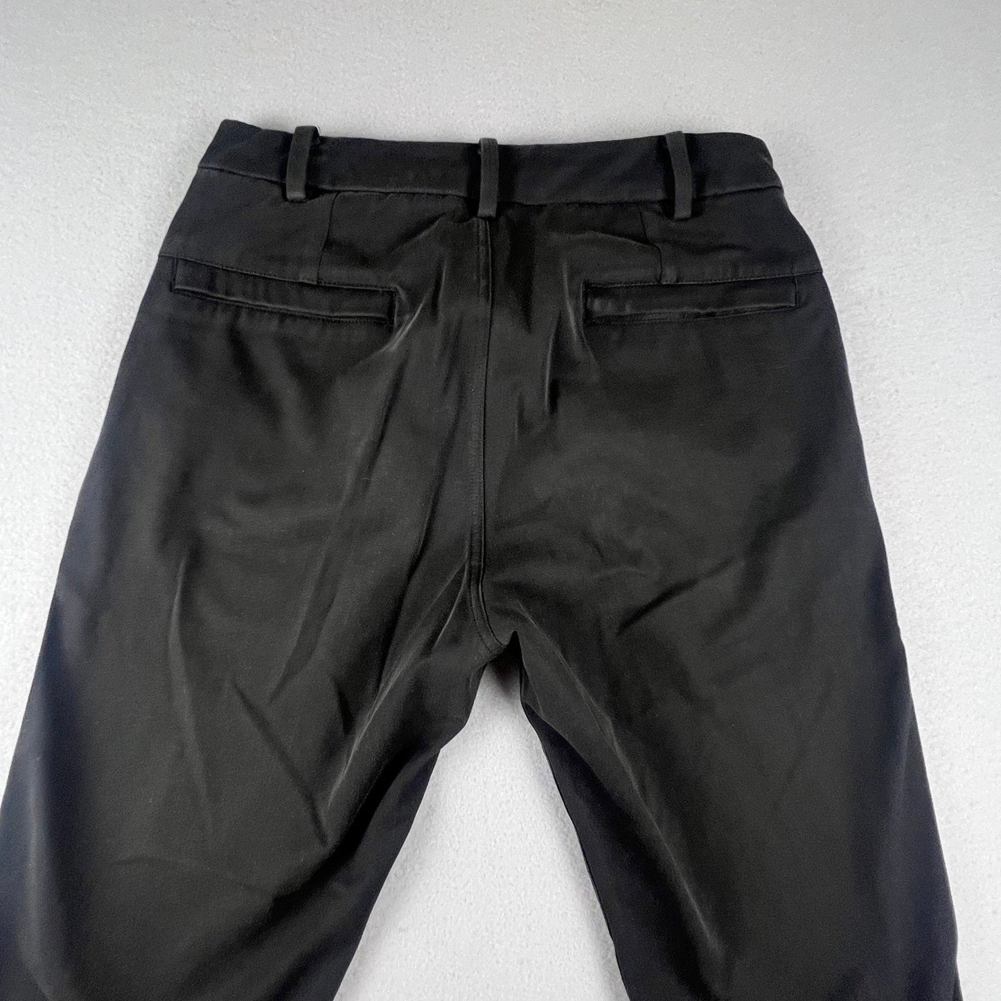 Lululemon Commission Slim-Fit Pant Mens 30 Black Technical Chino Casual Trousers