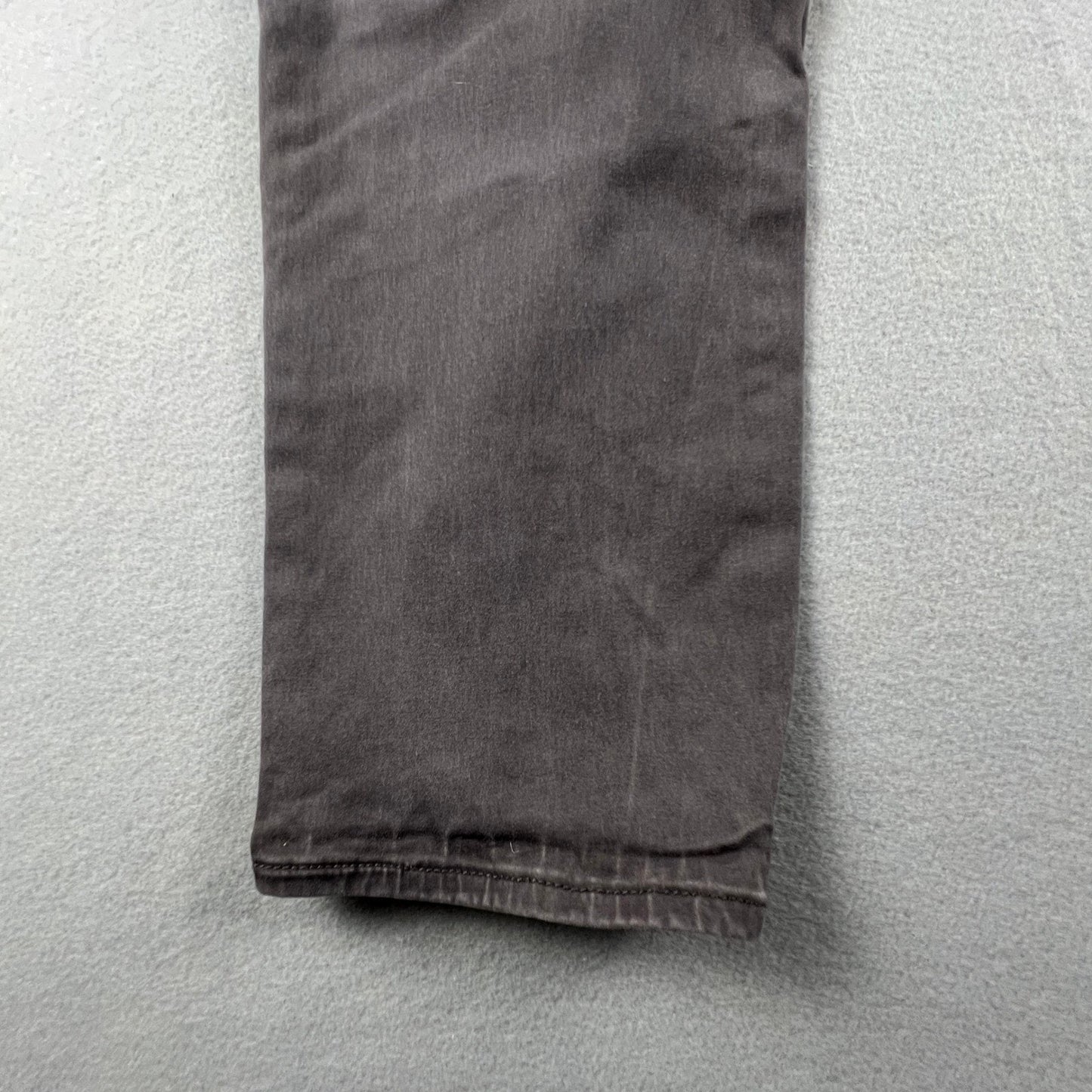 Lucky Brand 410 Athletic Slim Pants Mens 34x30 Gray Stretch Casual Chino Denim