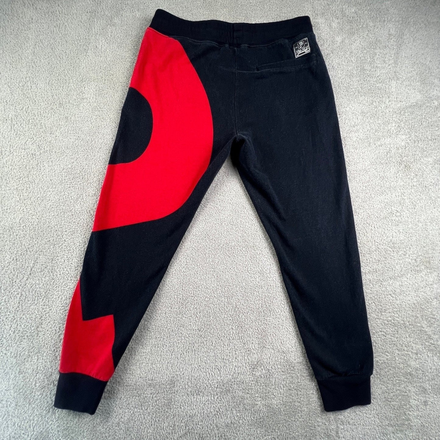 Polo Ralph Lauren Performance Mens Sweatpants M Black Red Streetwear Jogger Luxe