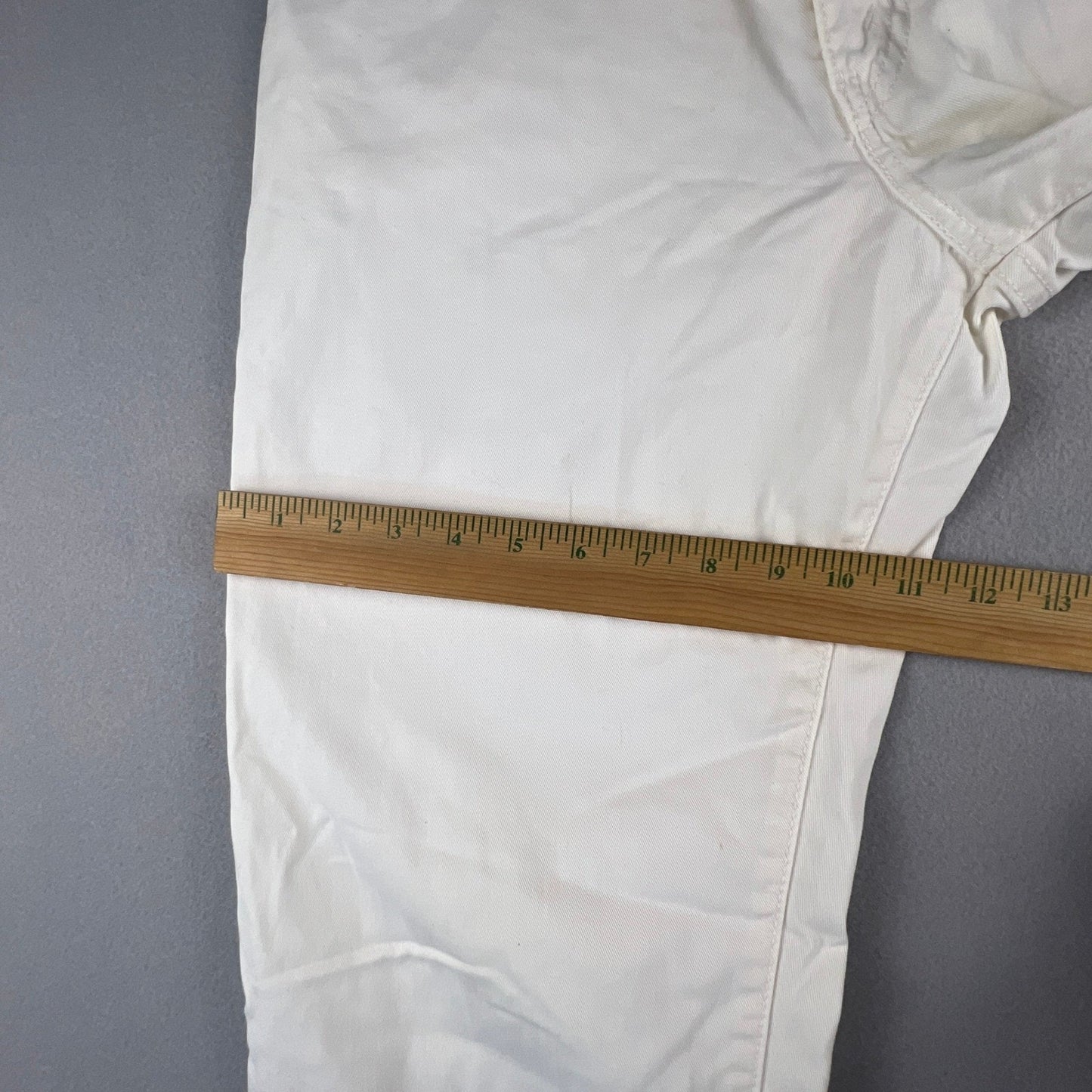 Levi's 550 Relaxed Fit Jeans Womens 10 White Stretch Tapered Leg High Rise Denim