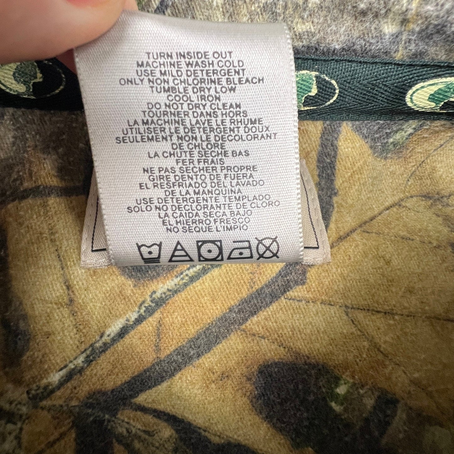 Mossy Oak Explorer Shirt Mens L Camo Long Sleeve Button Down Hunting Obsession