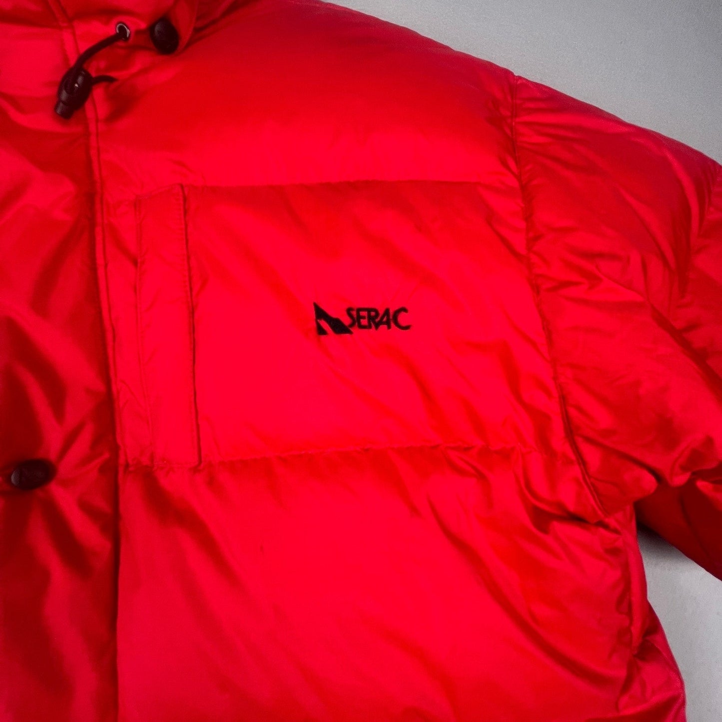 Serac Puffer Jacket Mens XL Red Down Insulated Heavy Winter Coat Gorpcore VTG