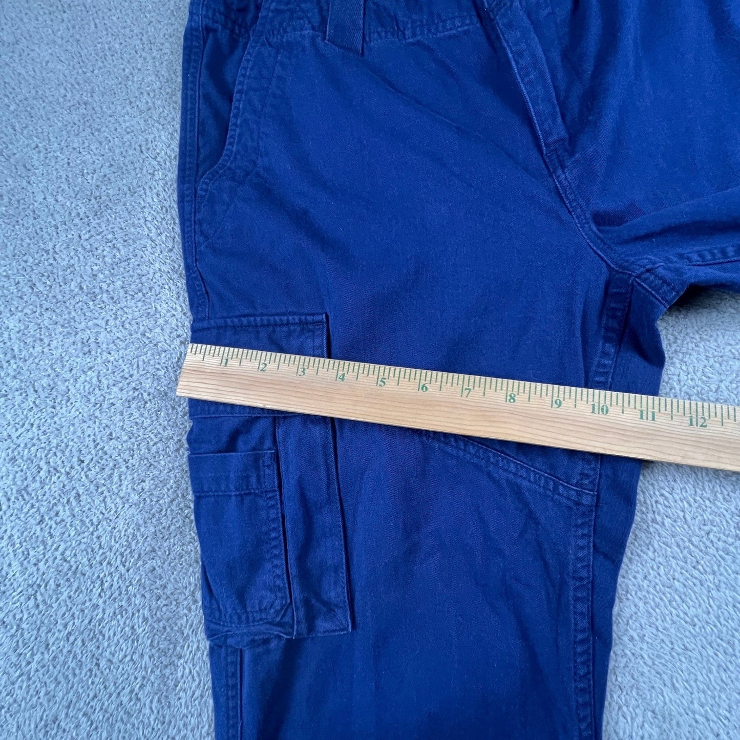 Lauren Ralph Lauren Cargo Utility Pants Womens Size 6 Straight Leg Royal Blue