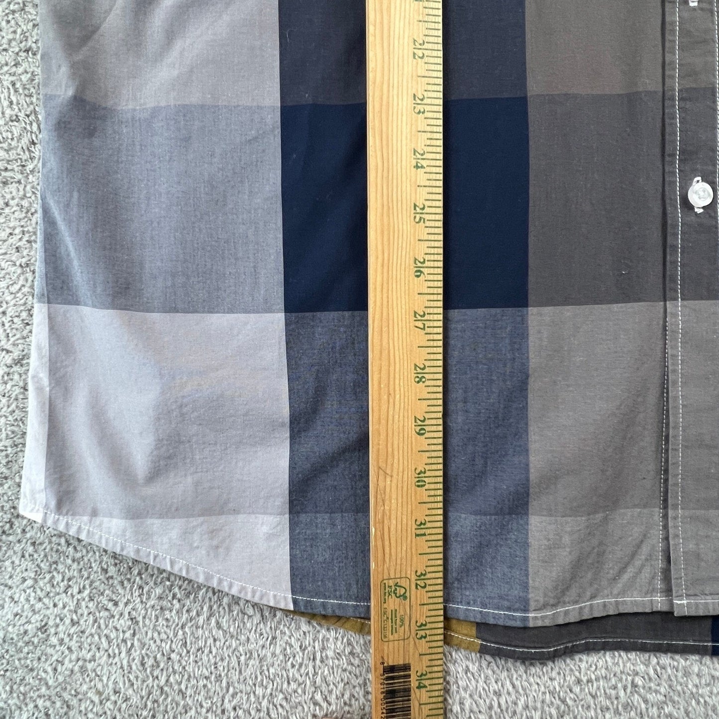Ecko Unltd Button Down Shirt Mens XXL Multicolor Plaid Block Cotton Streetwear