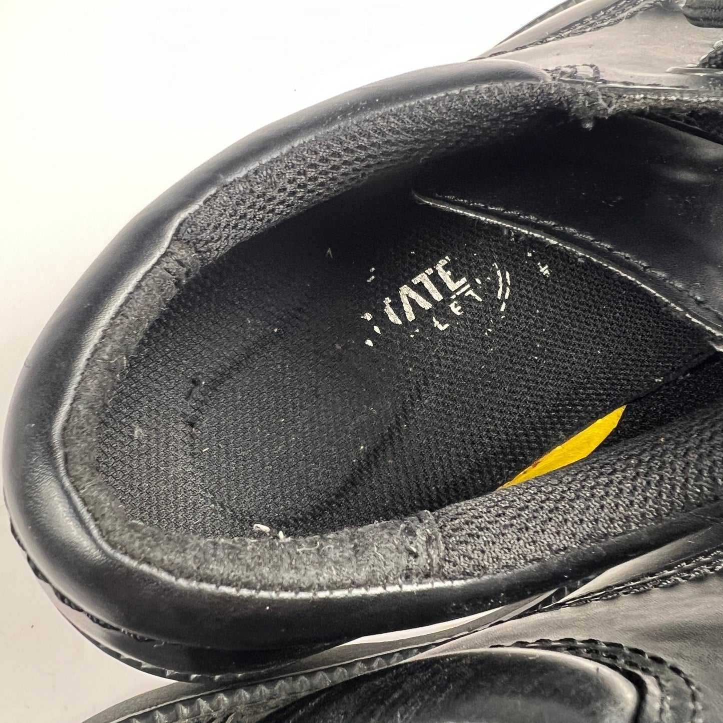 SafeTStep Slip Resistant Work Shoes Mens 7 Black Lace Up Oxford Dark Academia