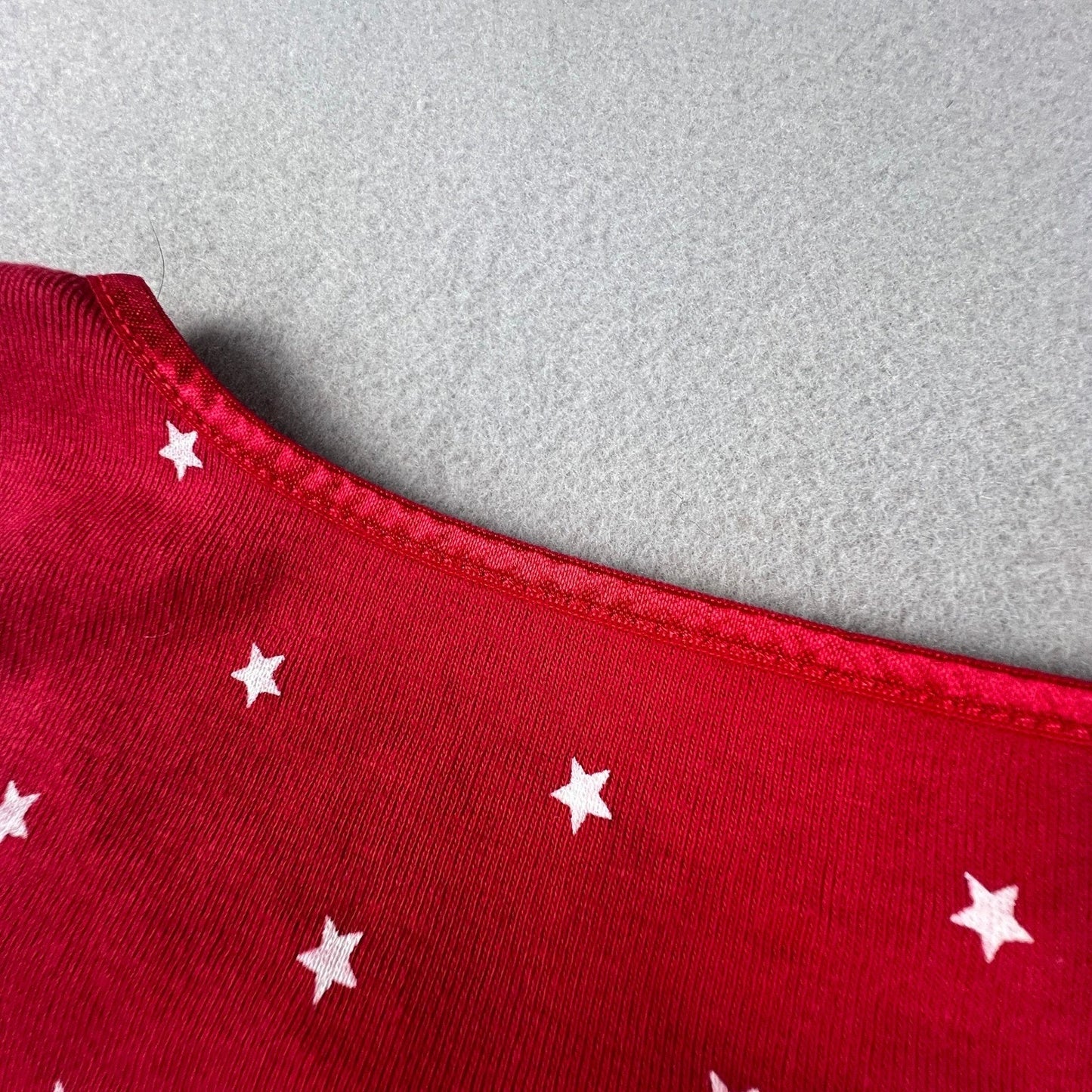 Patriotic Tank Top XL Red Star Print Cotton Casual American Christopher & Banks