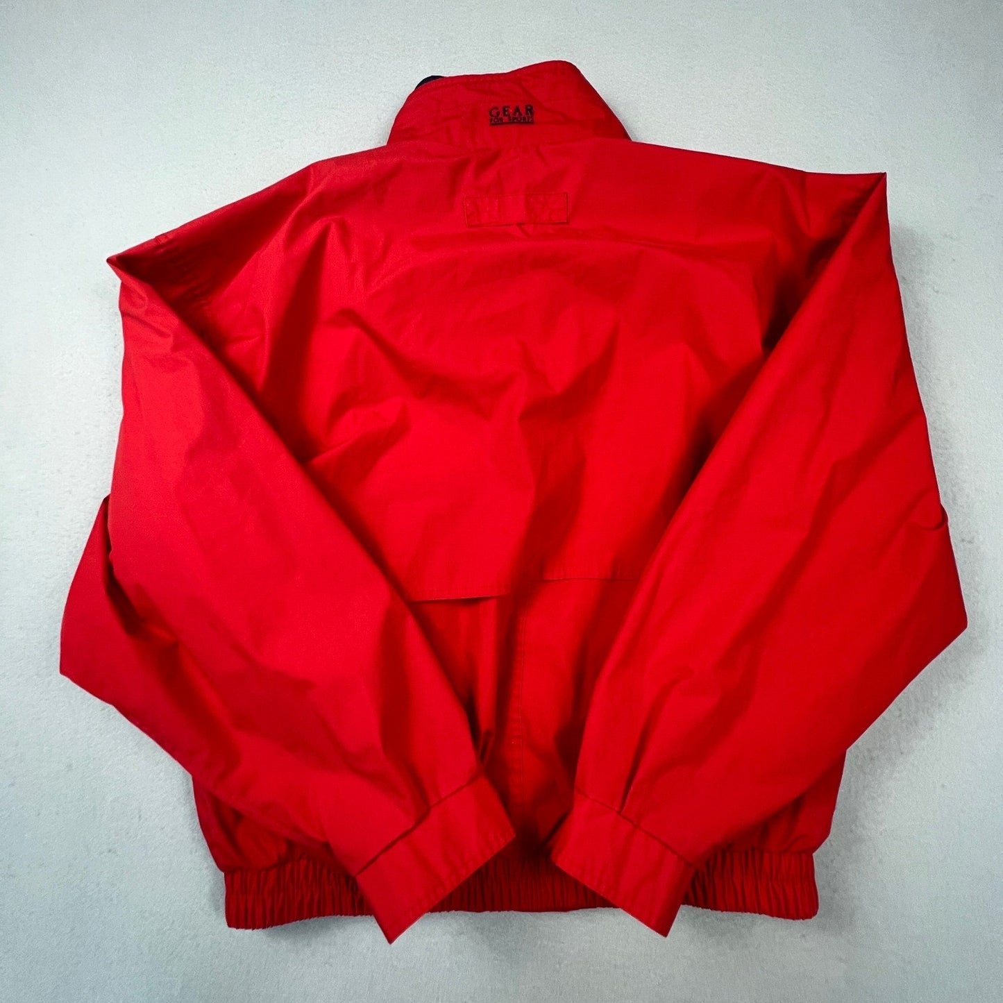 VTG 90s Gear For Sports Windbreaker Jacket Mens Large Red Microsoft Consulting
