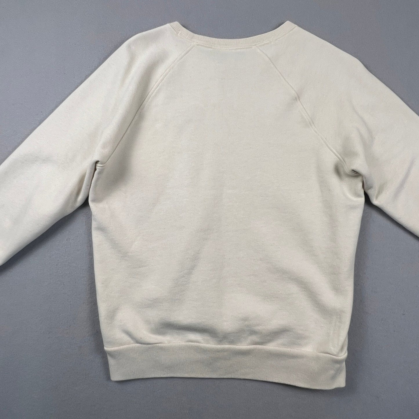 Patagonia Sweatshirt Womens XS Cream Organic Cotton P-6 Logo Crewneck Pullover