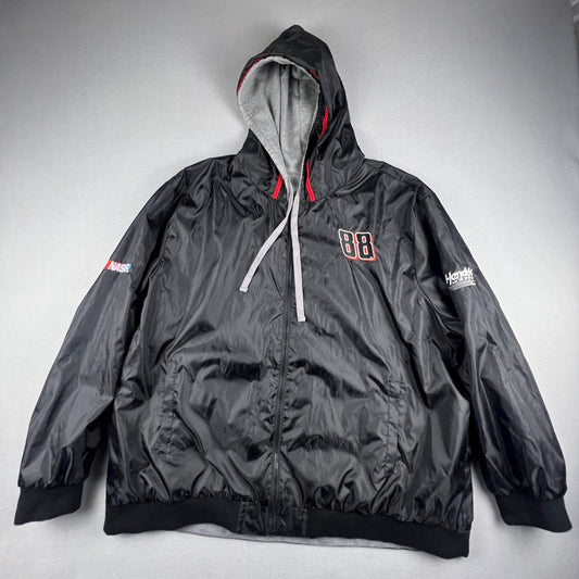 NASCAR Dale Earnhardt Jr Jacket Mens Reversible Windbreaker 6XL Hendrick Motors
