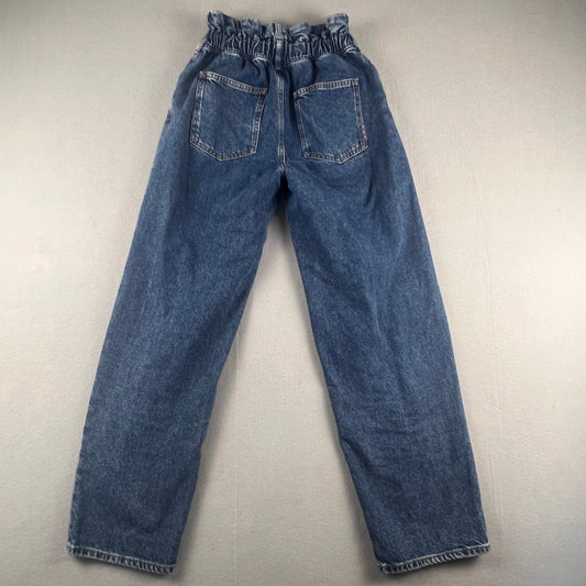 Scotch & Soda Paperbag Jeans Womens 28 Blue High Rise Tapered The Breeze Denim
