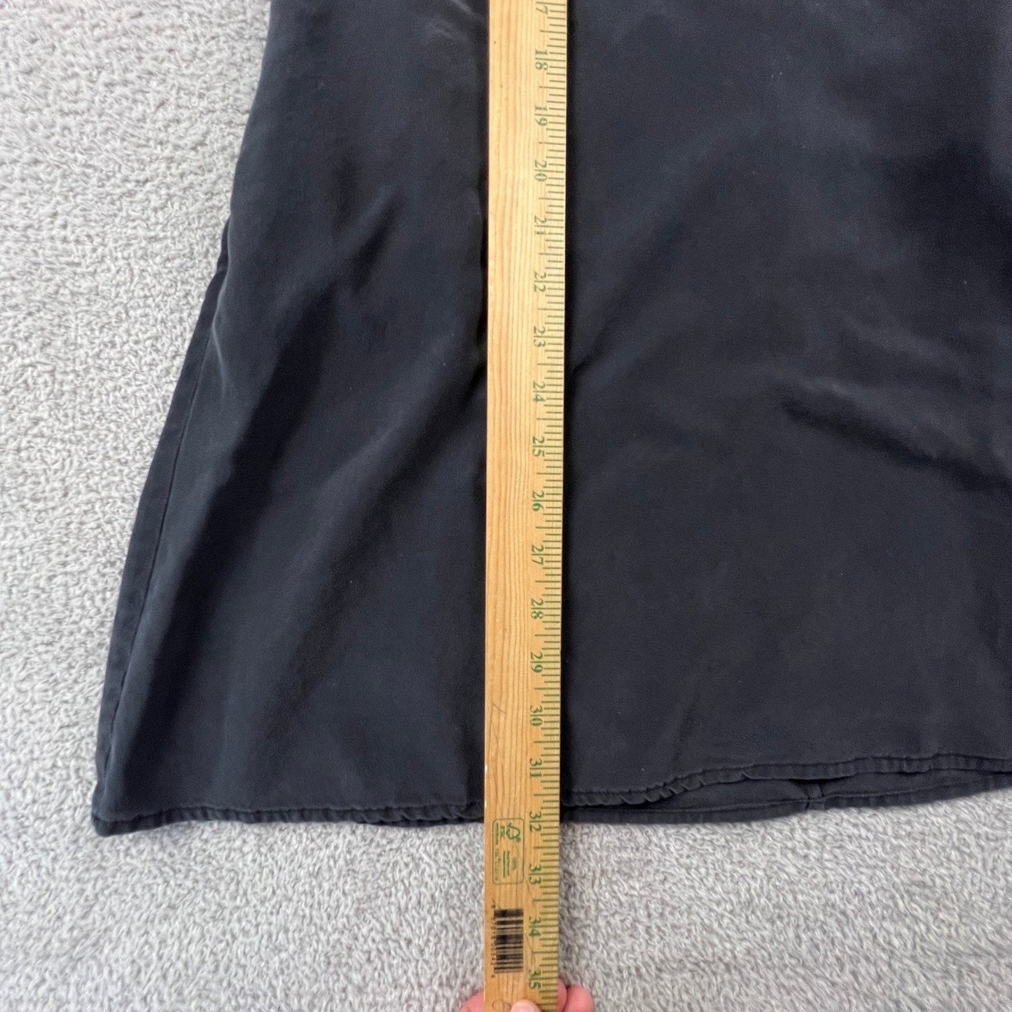 Everlane 100% Silk Dress Womens XS Black Sandwashed Keyhole Back Minimalist