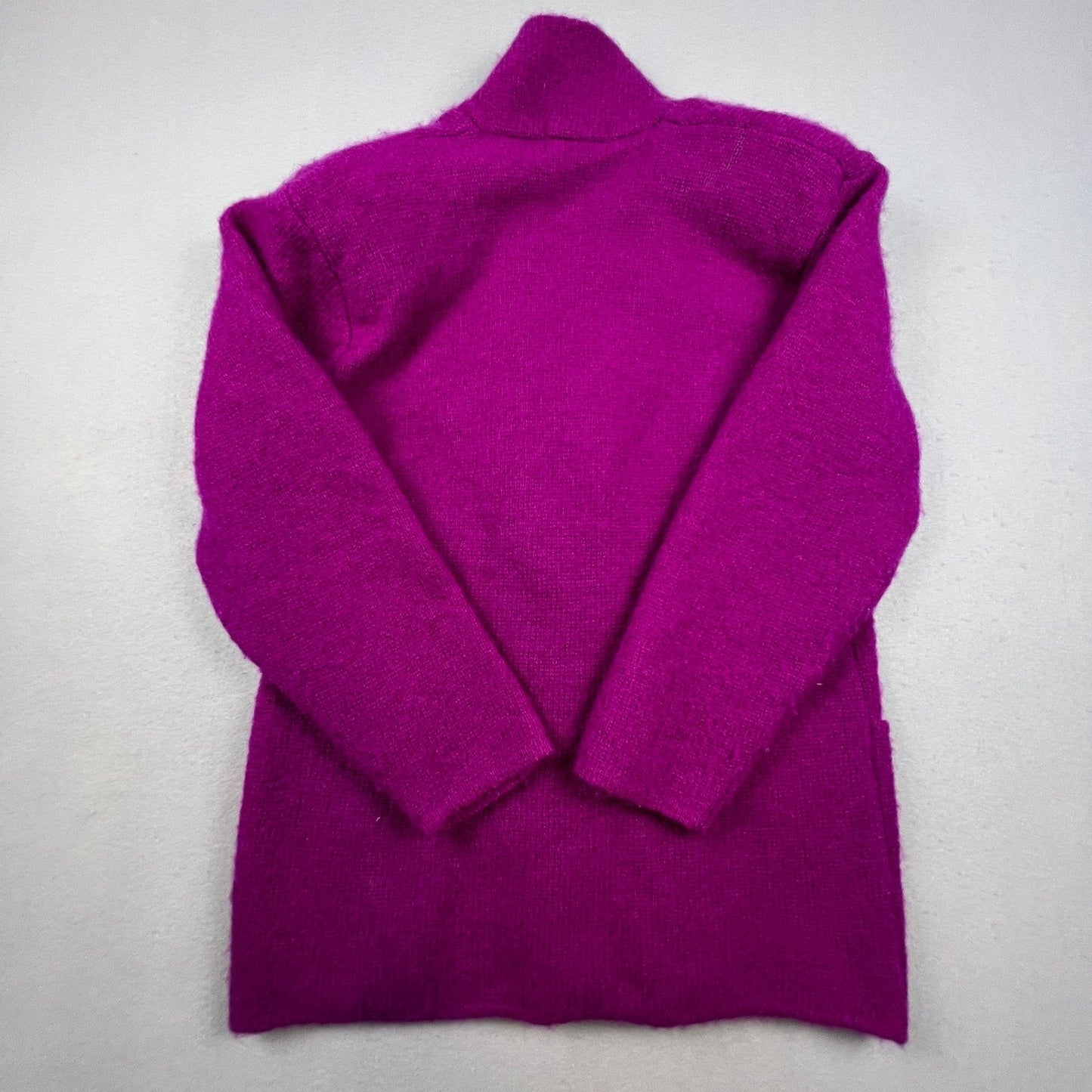 VTG P.G.E. Mohair Wool Cardigan Sweater Womens Medium Fuzzy Coat Classy 90s